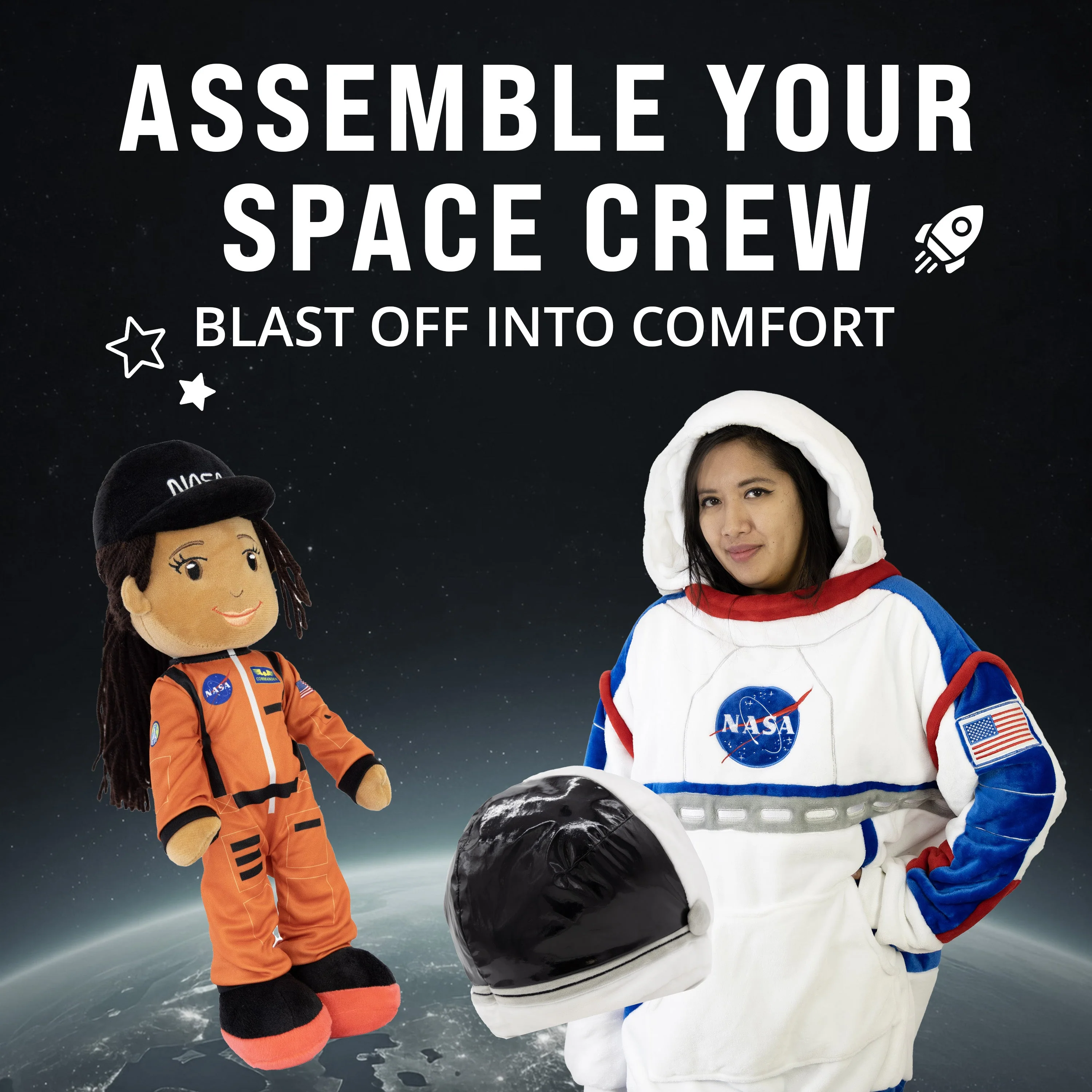 NASA Astronaut Julie Astronaut 14” Plush Figure - Image 5