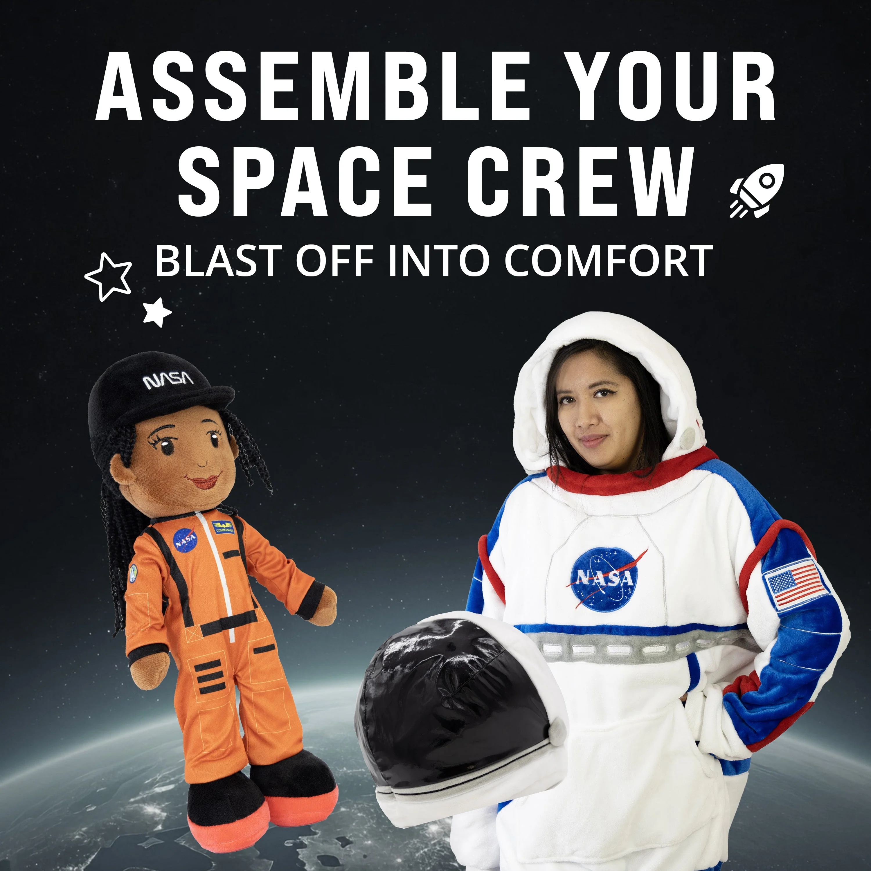 NASA Astronaut Kaylie 14” Plush Figure - Image 5