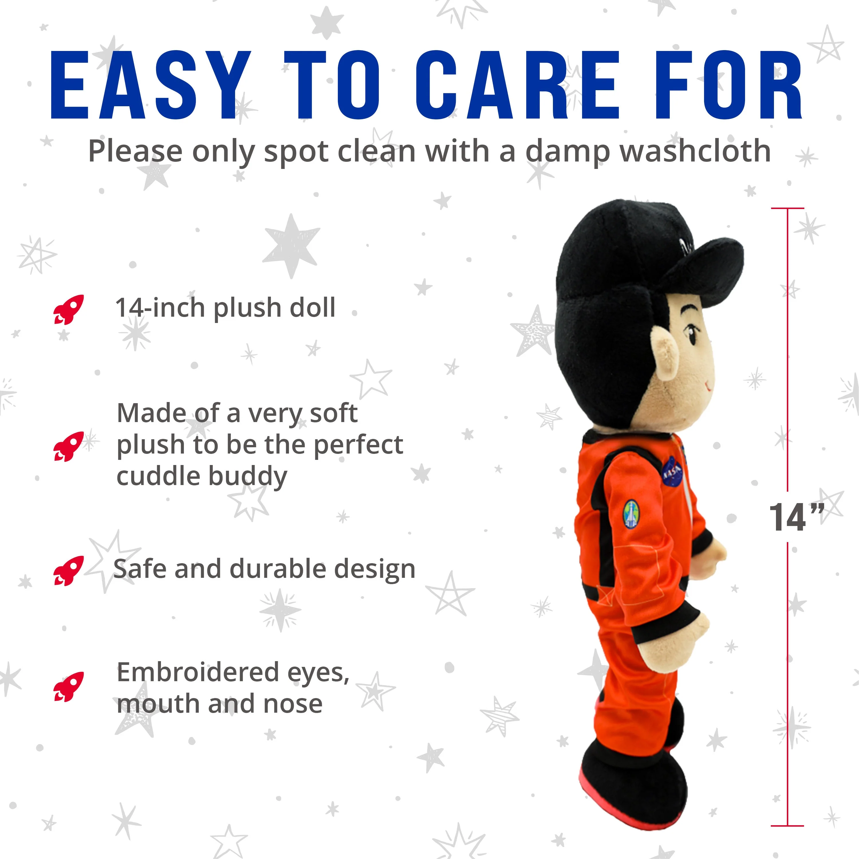 NASA Astronaut Louie 14β Plush Figure - Image 4