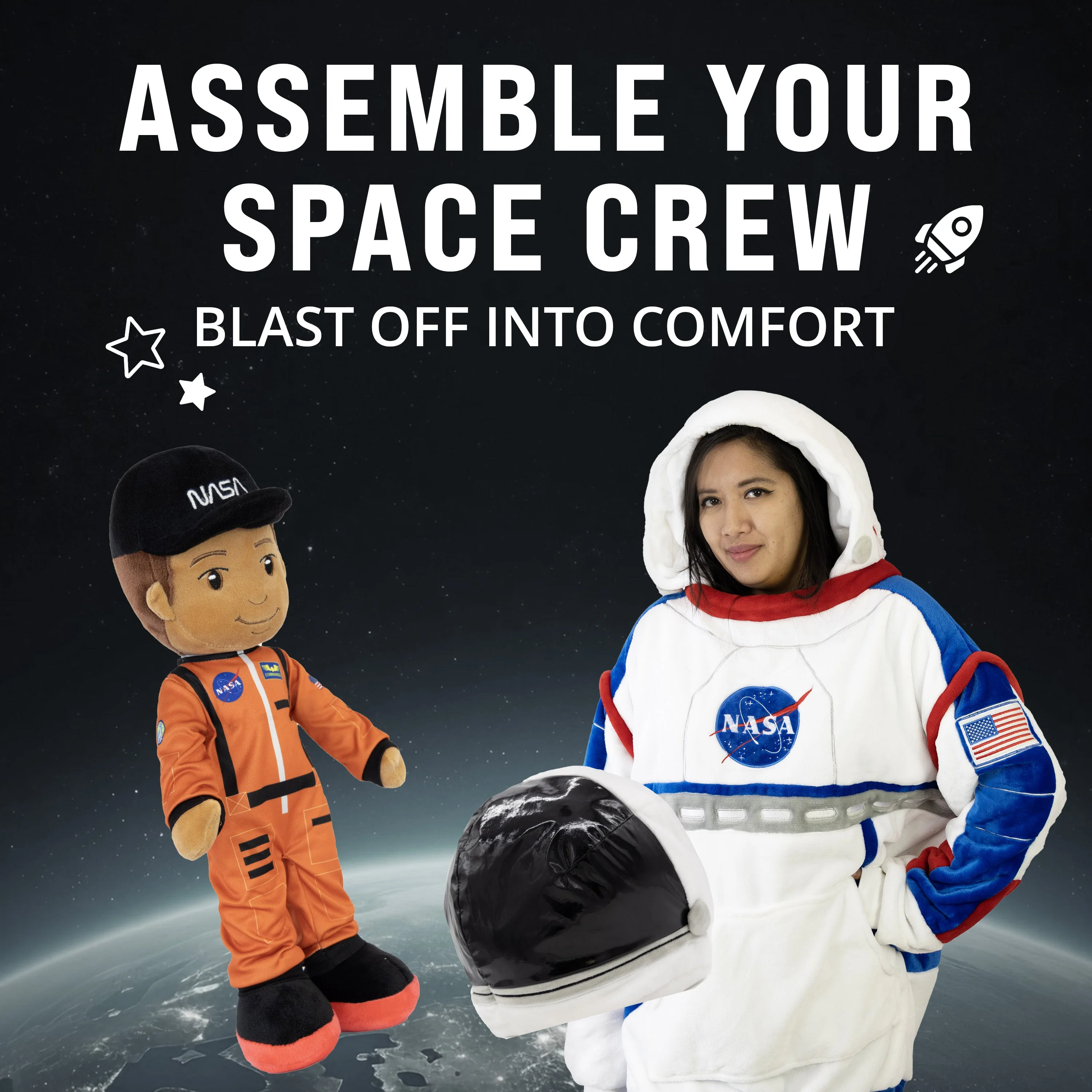 NASA Astronaut Ollie 14” Plush Figure - Image 5