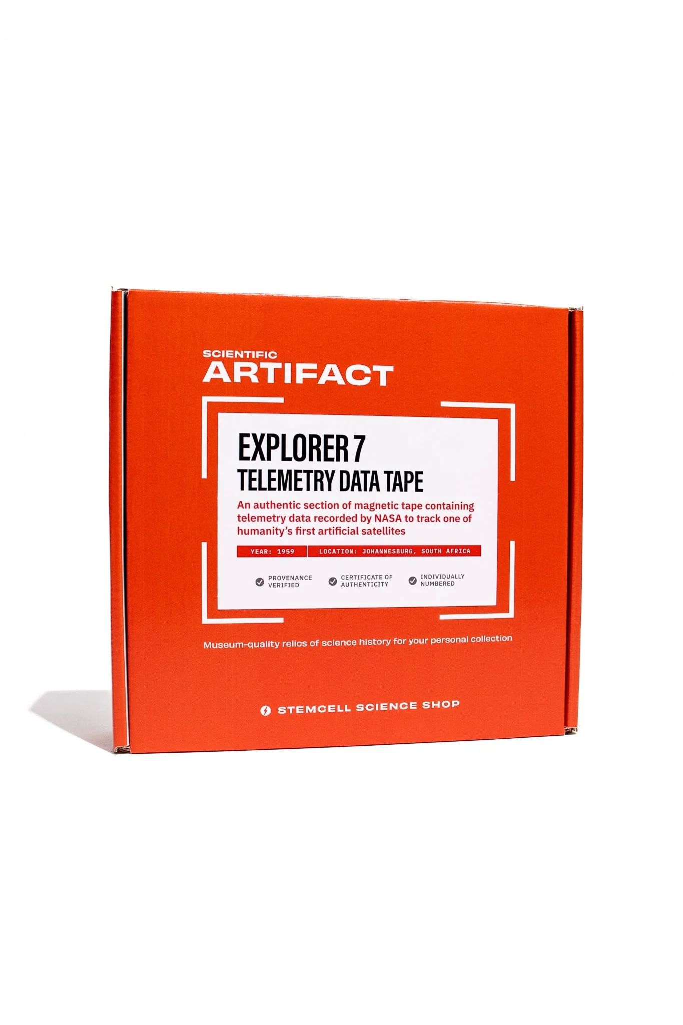 NASA Explorer 7 Satellite Telemetry Data Section - Image 2
