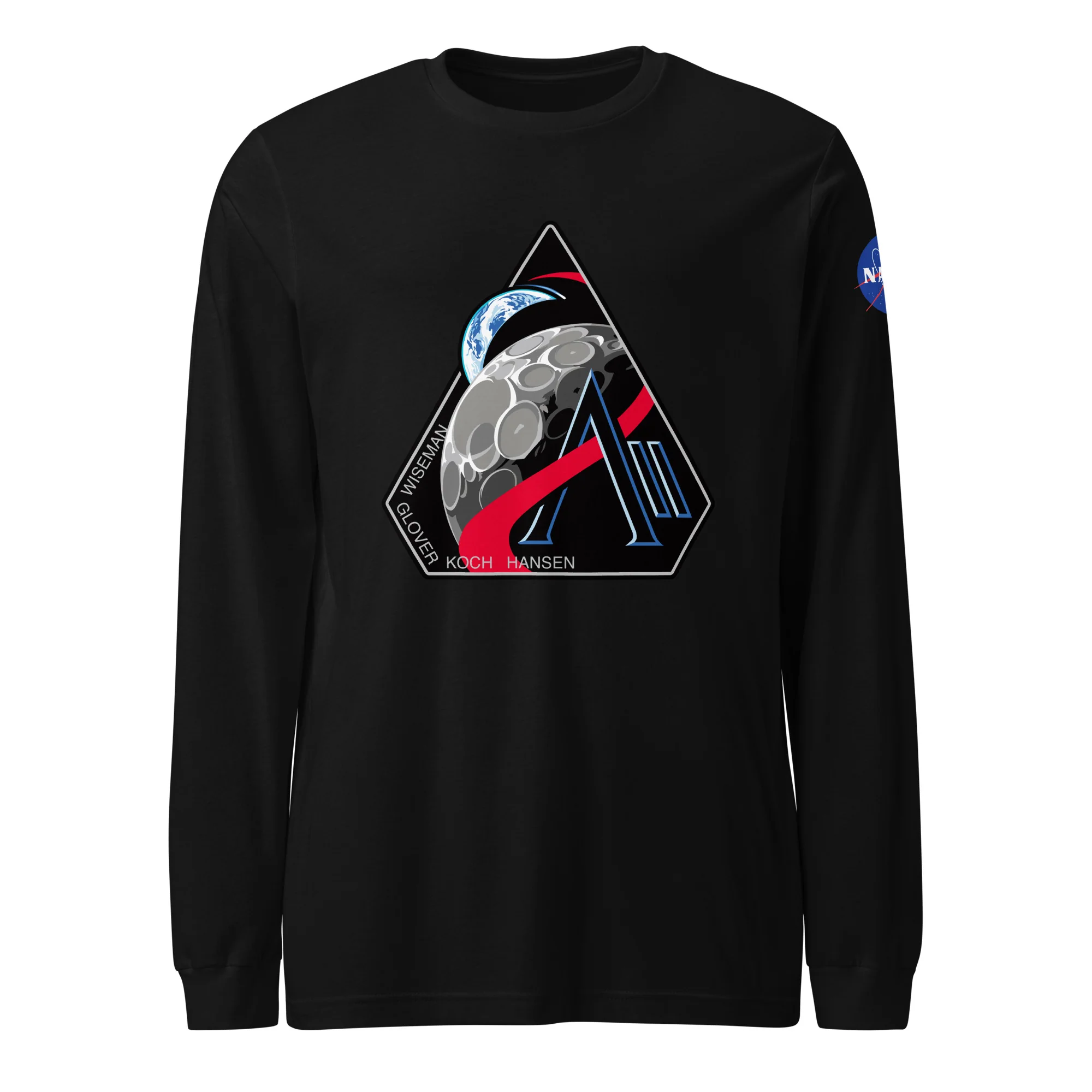 NASA Meatball Logo -Artemis II Unisex Long Sleeve Tee