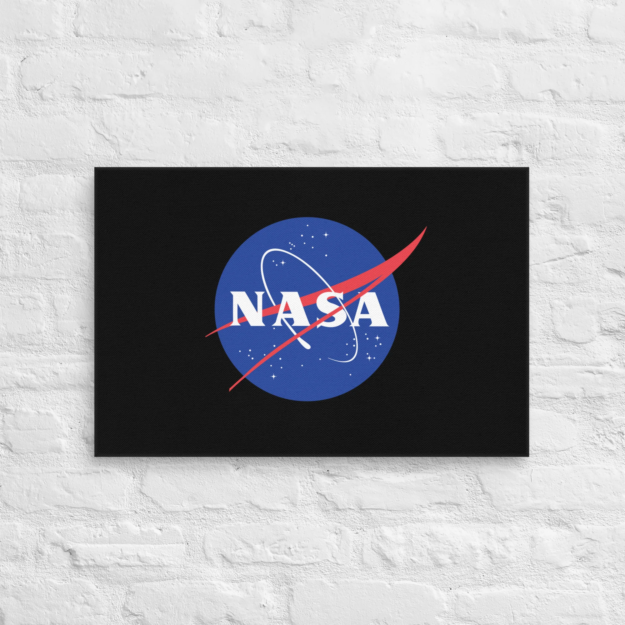 NASA Meatball Logo Canvas - Image 2