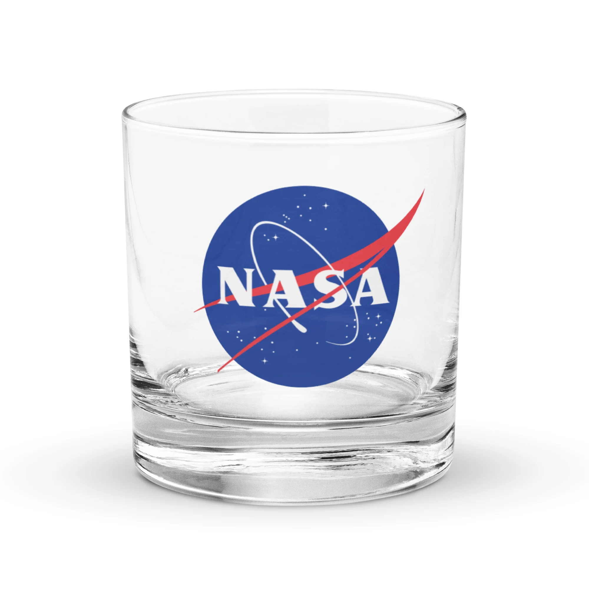 NASA Meatball Rocks glass