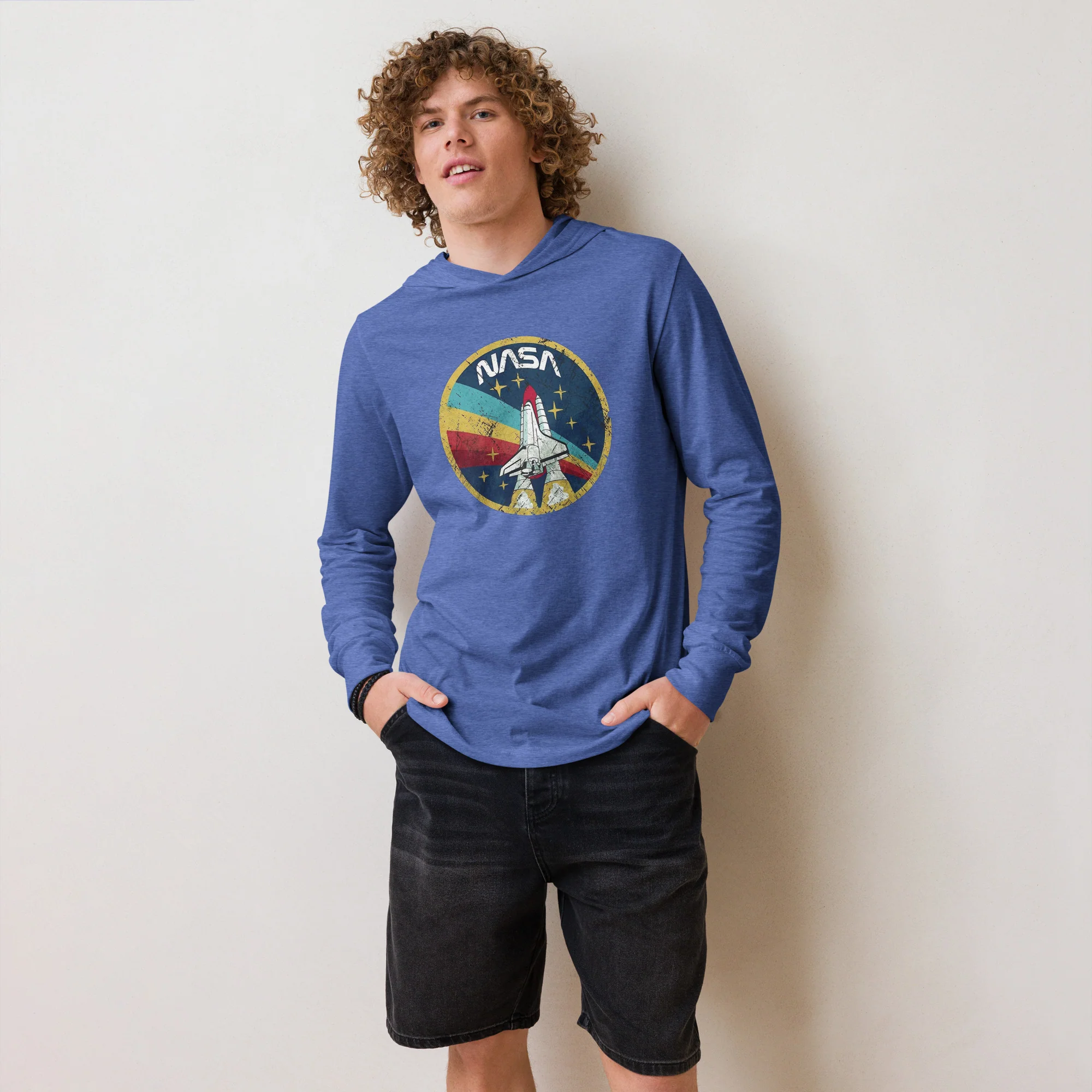 NASA Retro Hooded long-sleeve tee - Image 4