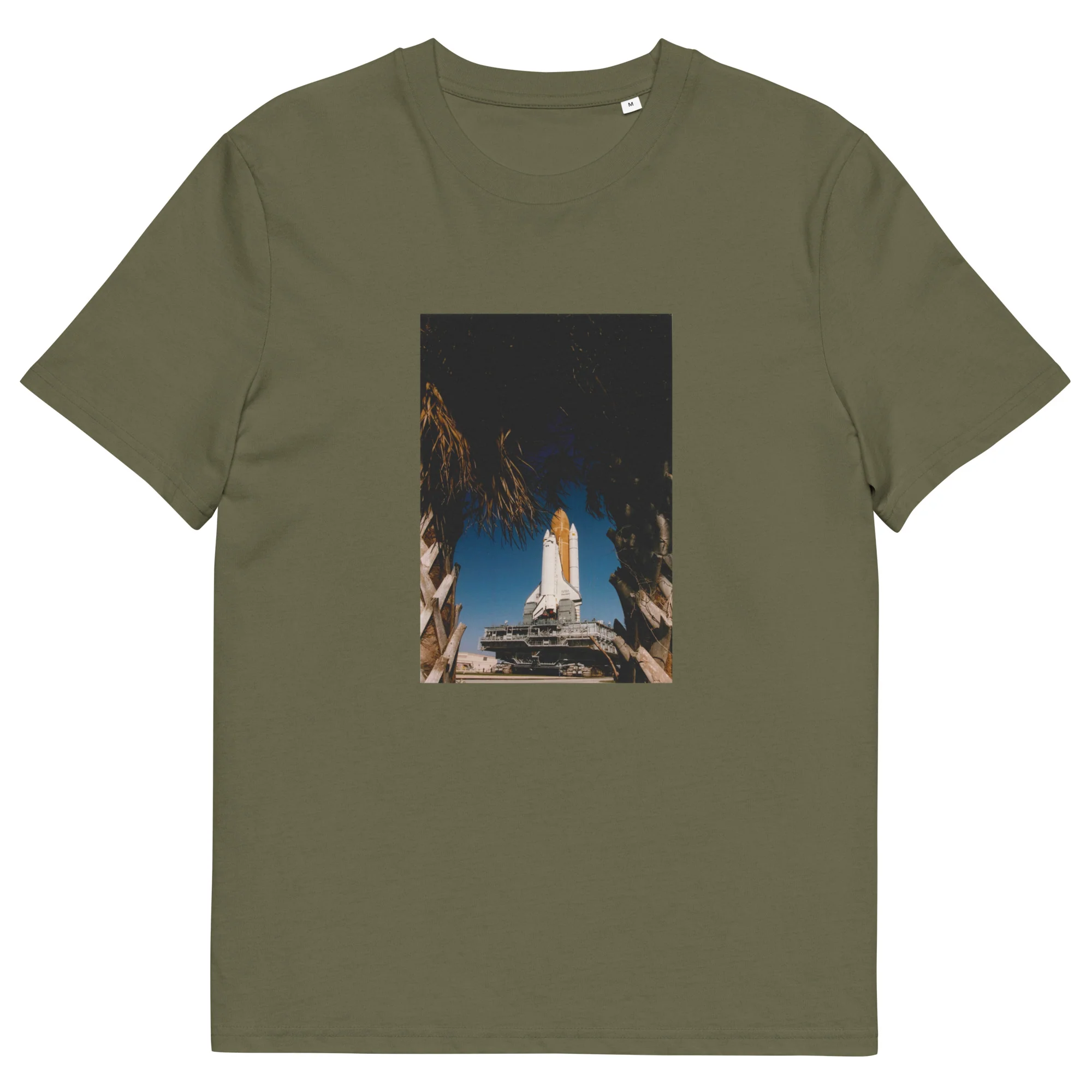 NASA Space Shuttle Discovery Custom Organic Cotton T-Shirt - Image 6
