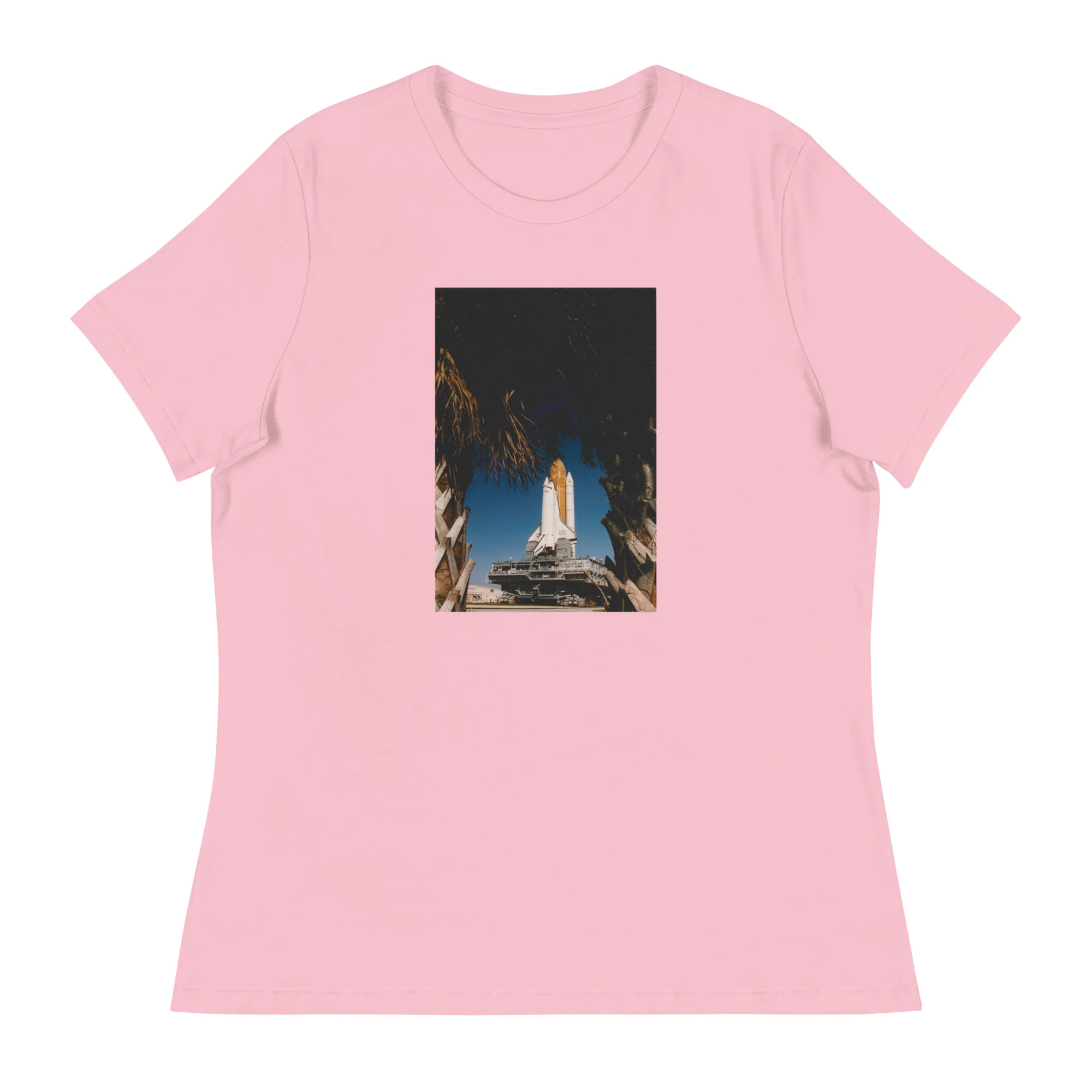 NASA Space Shuttle Discovery Custom Women's Relaxed T-Shirt