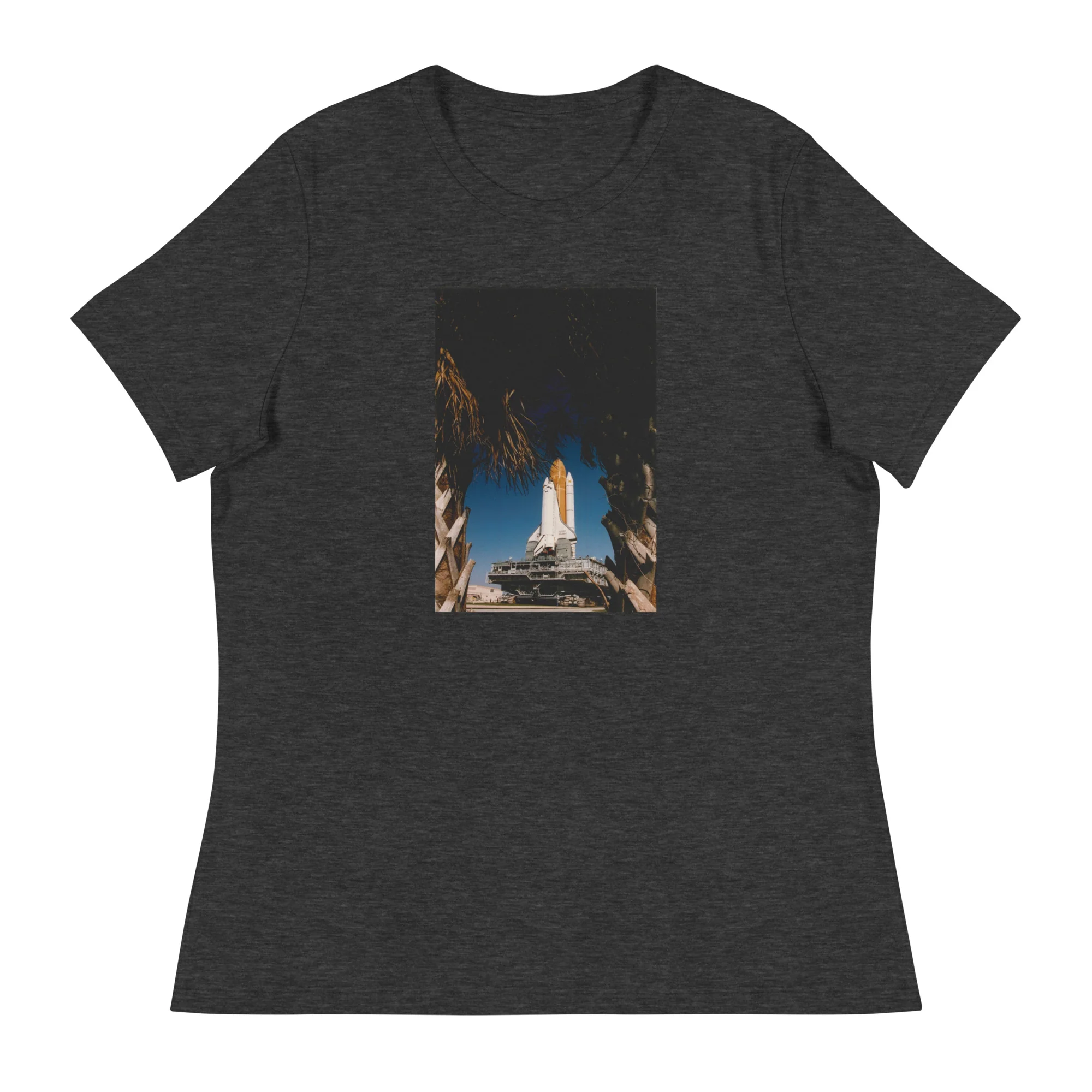 NASA Space Shuttle Discovery Custom Women's Relaxed T-Shirt - Image 5
