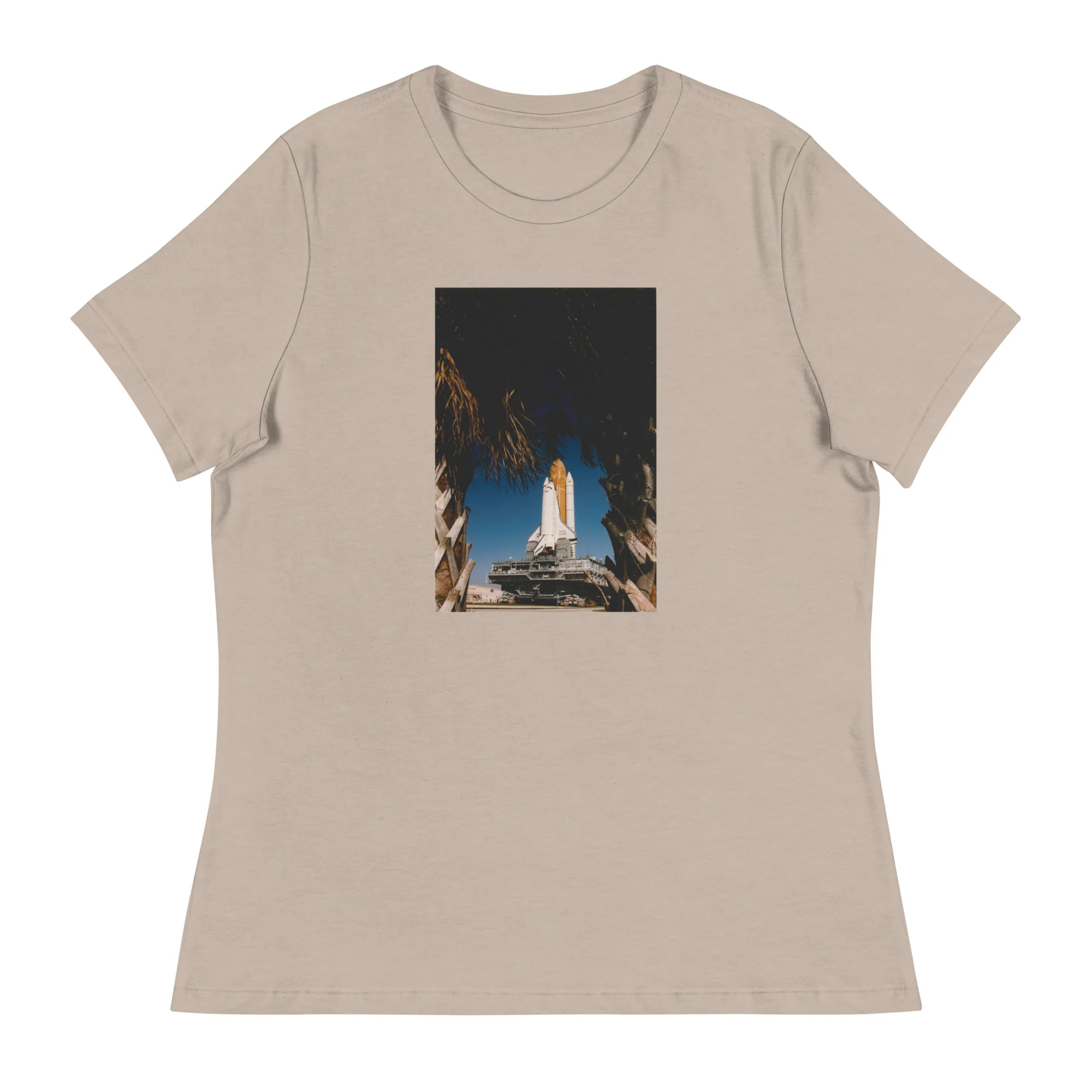 NASA Space Shuttle Discovery Custom Women's Relaxed T-Shirt - Image 6