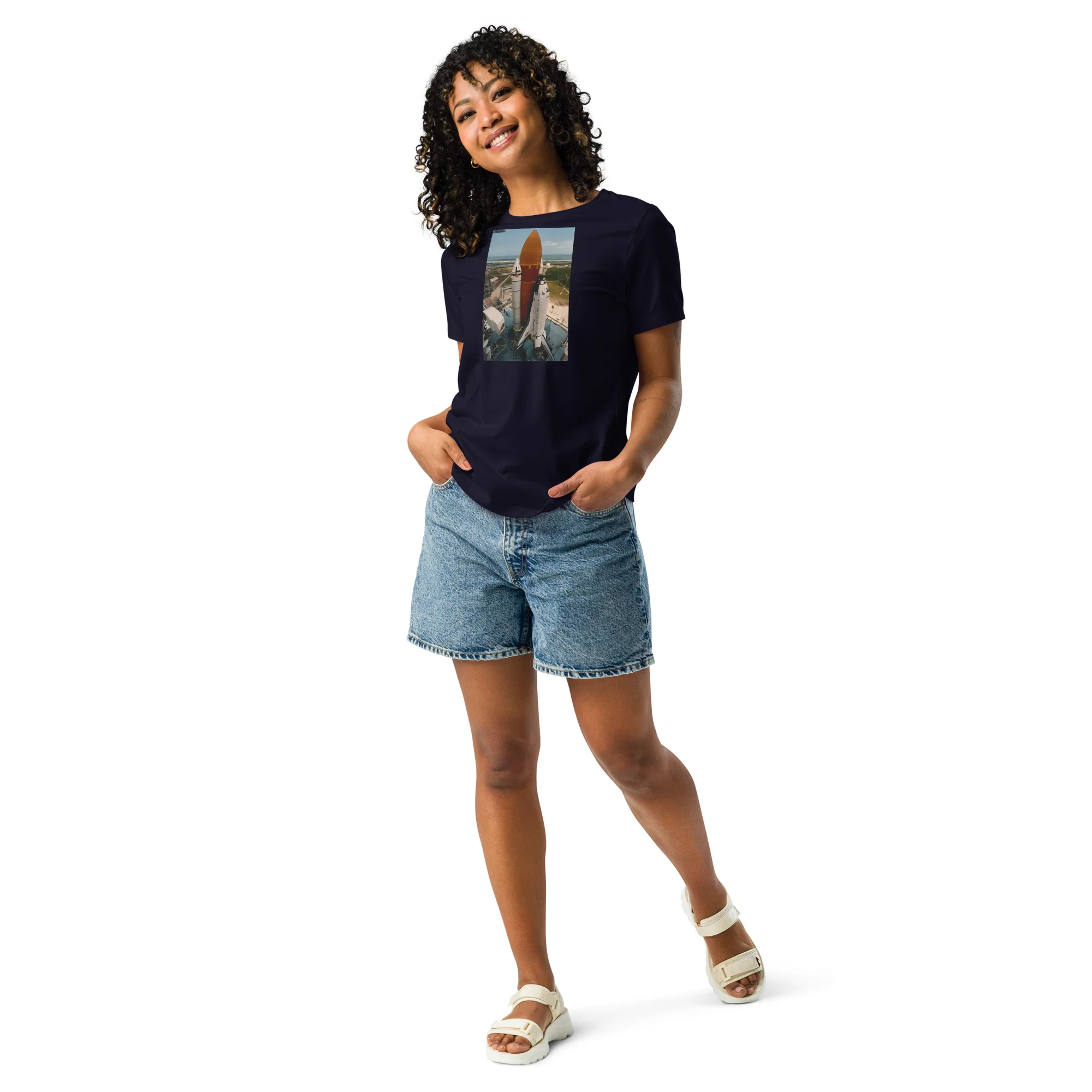 NASA Space Shuttle Endeavor T-Shirt - Womens - Image 2