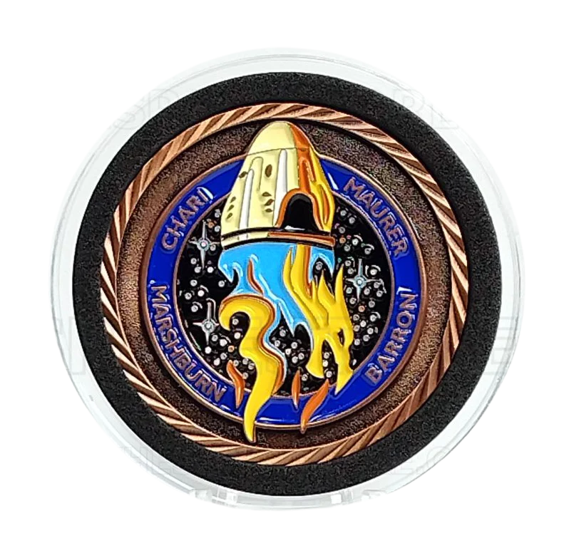 NASA SpaceX Crew-3 Mission Medallion