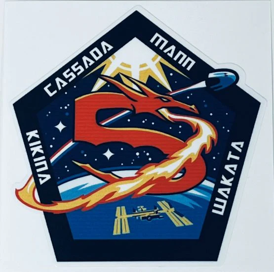 NASA SPACEX Crew 5 Mission Sticker with crew names