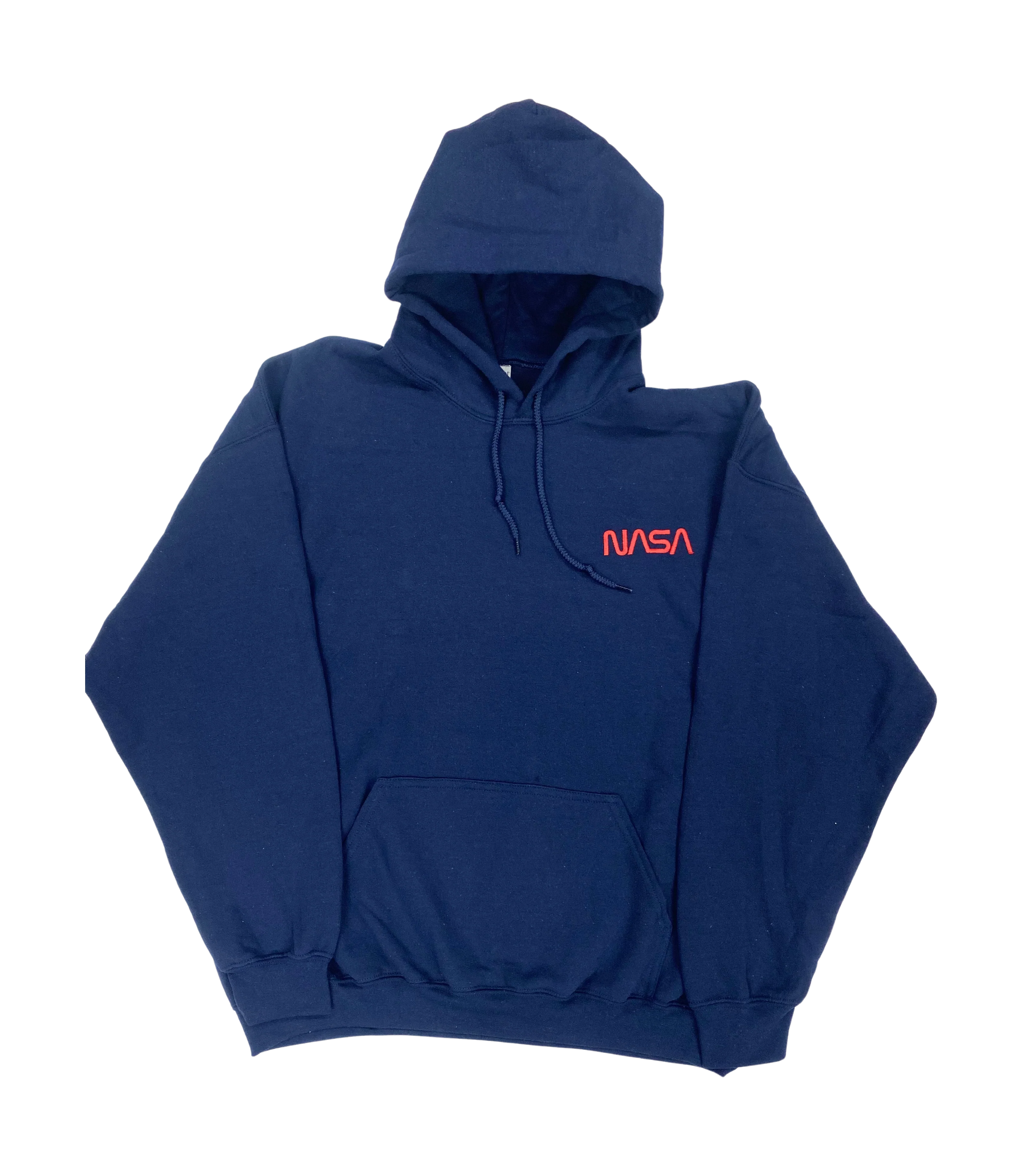 NASA Worm Logo Embroidered Unisex Hoodie