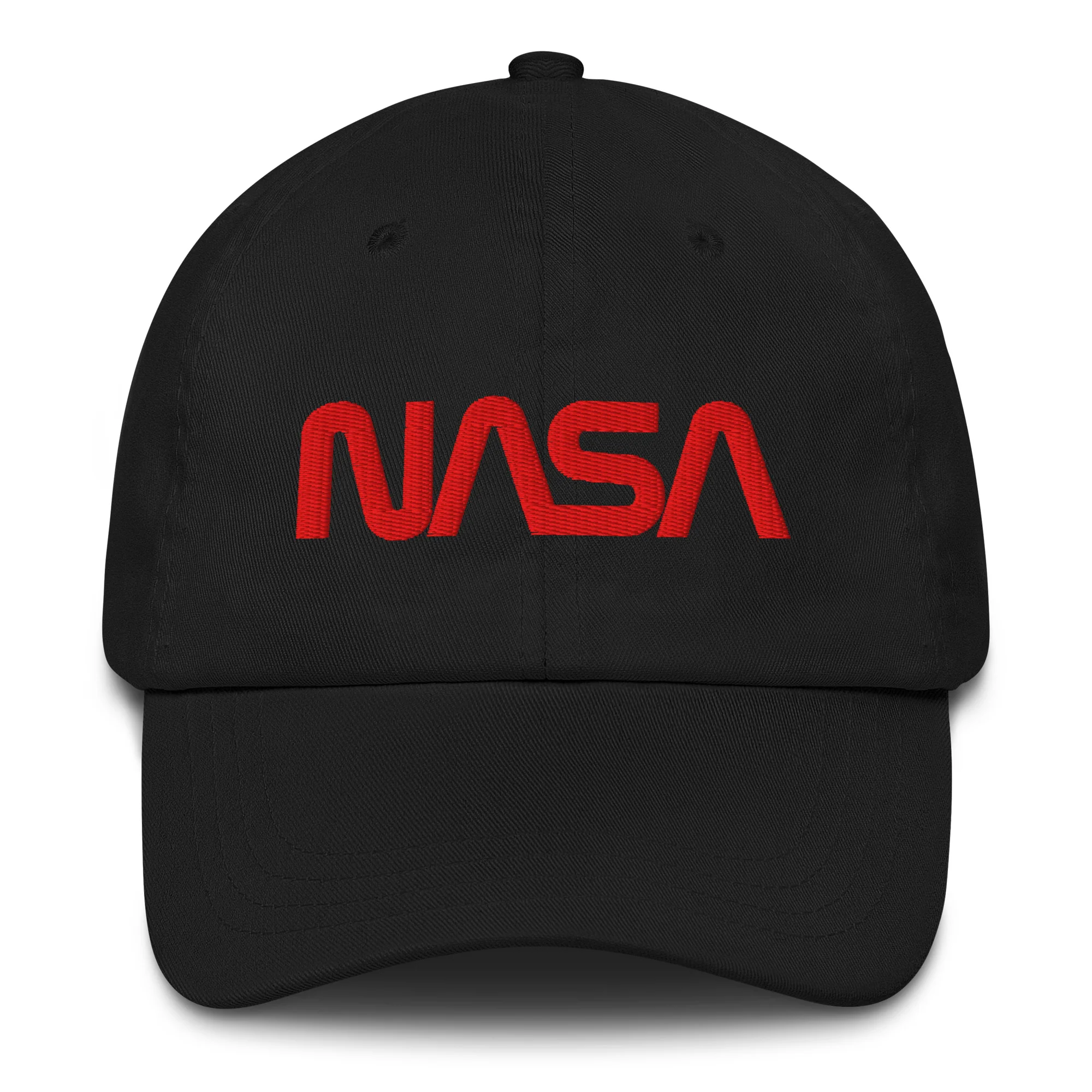 NASA Worm Logo Classic Dad Cap - 'Puffy' Style Logo