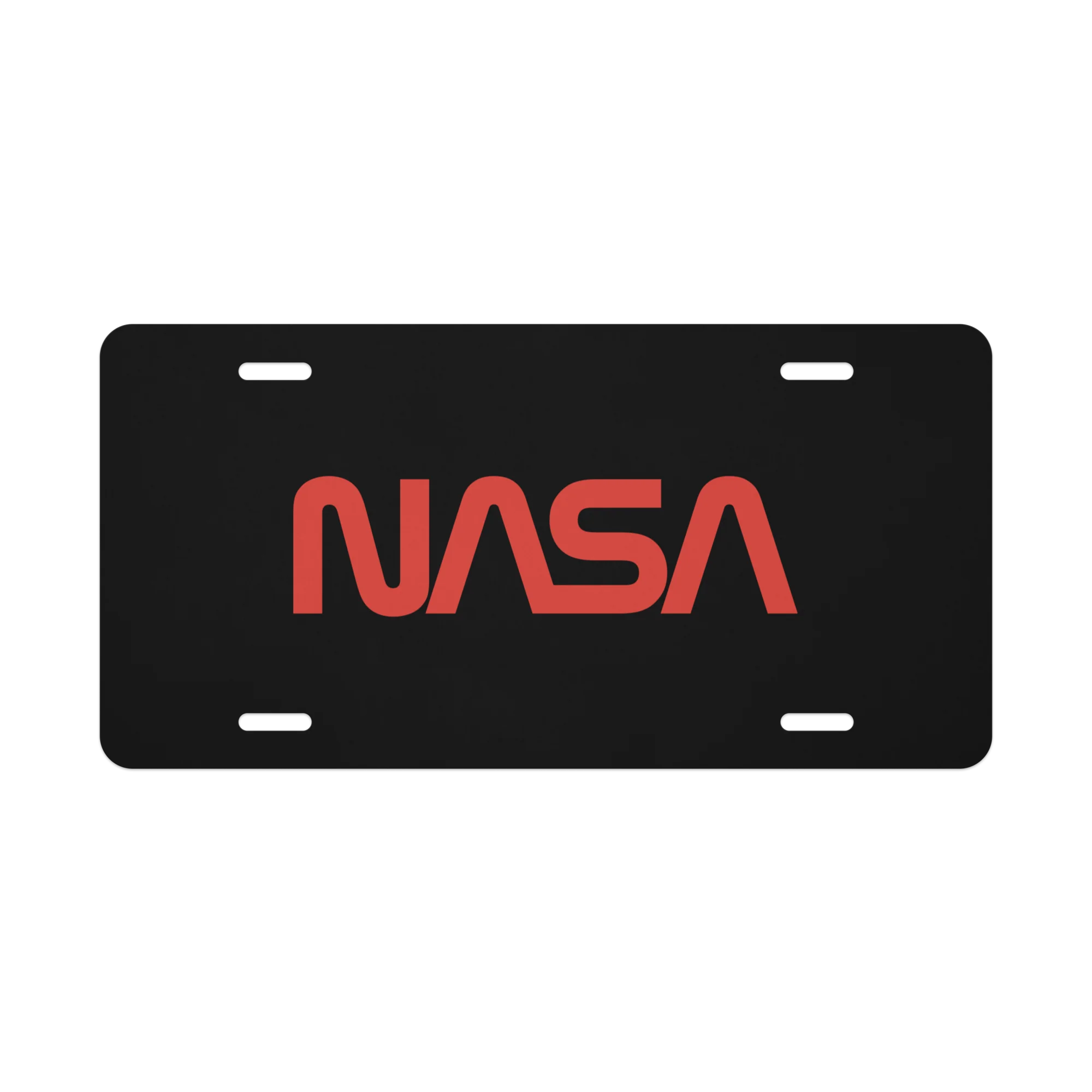 NASA Worm Logo Vanity license plate