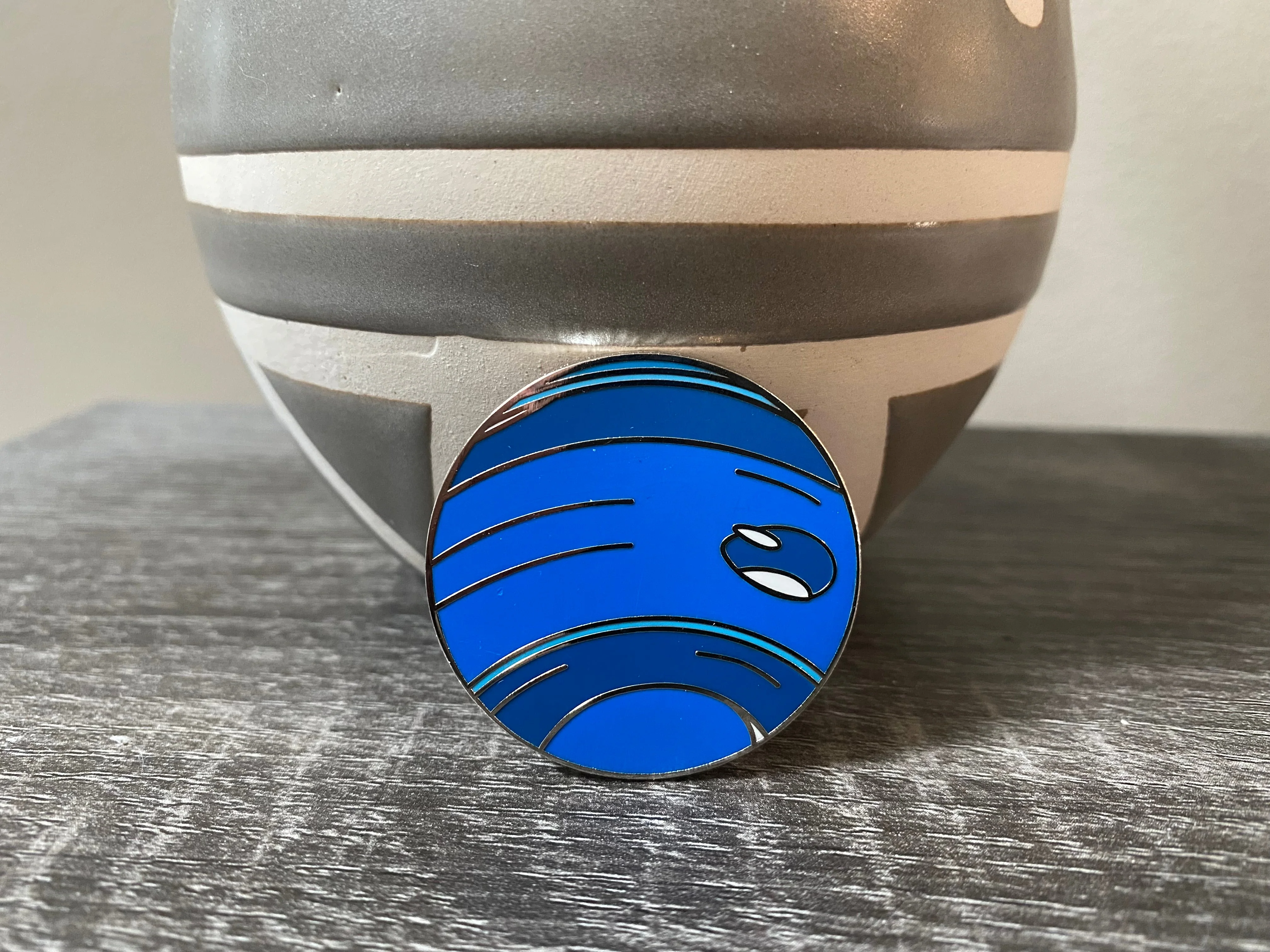 Neptune Hard Enamel Pin - Image 4