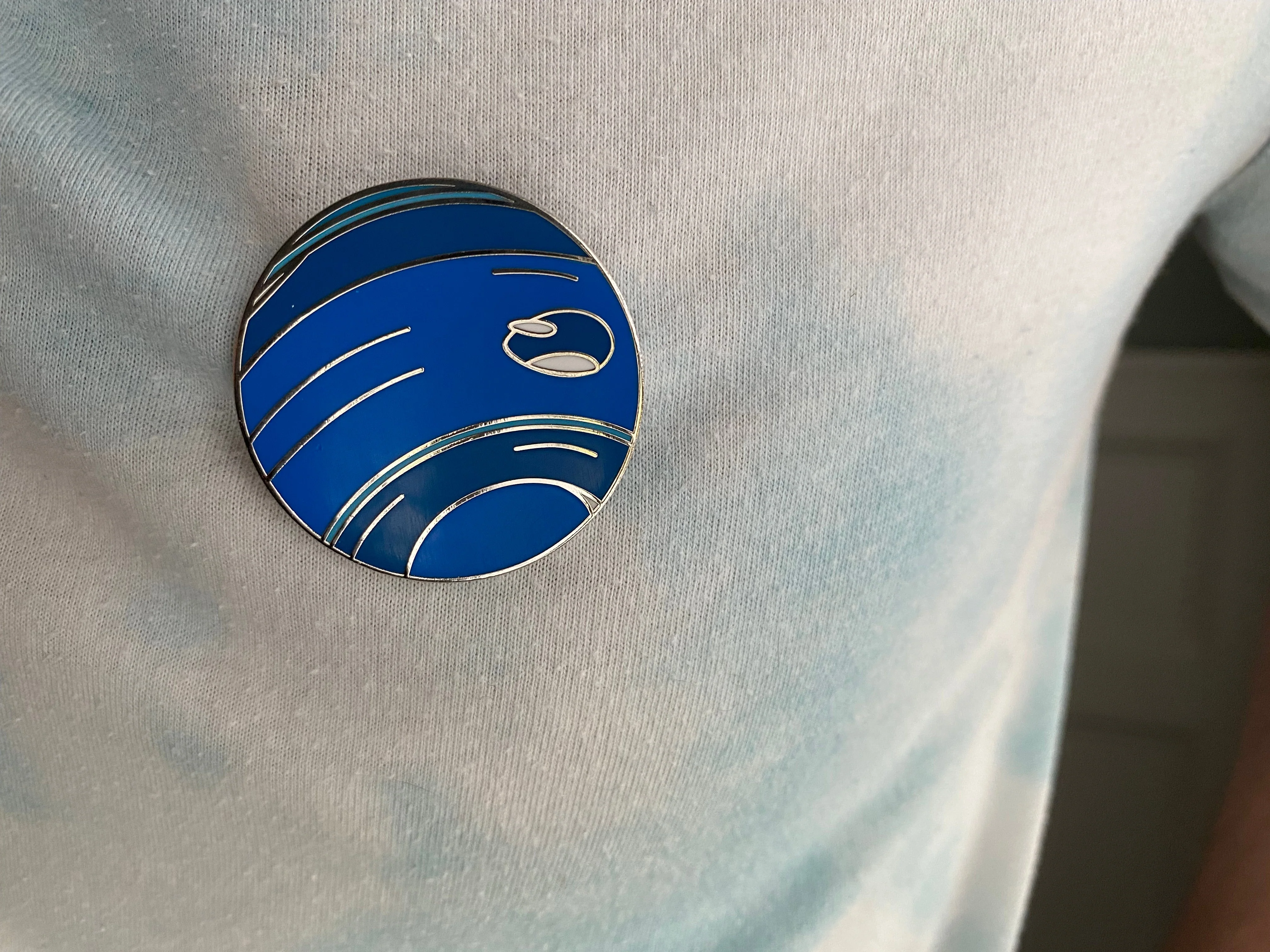 Neptune Hard Enamel Pin - Image 5