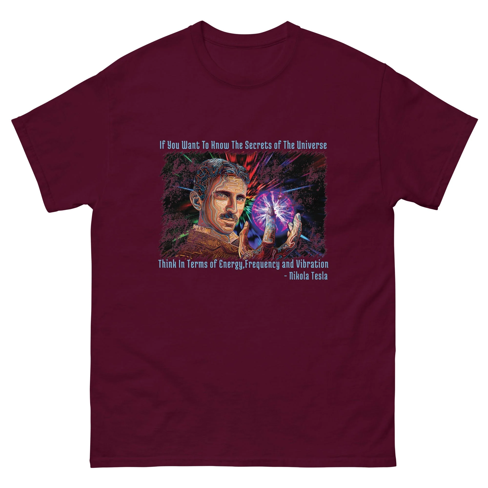 Nikola Tesla 'Secrets of the Universe' T-Shirt - Image 2
