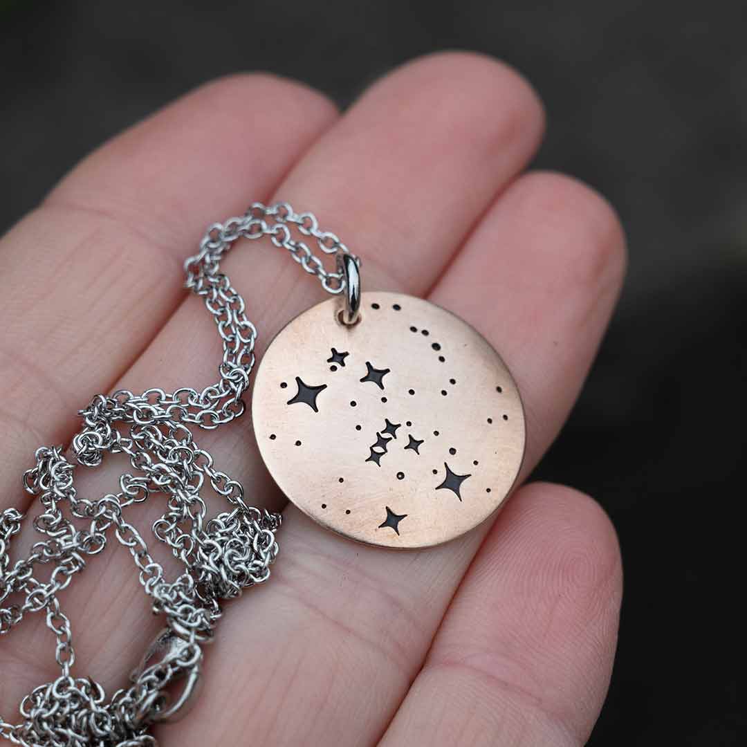 Orion Constellation Necklace, Hand-stamped - Image 13