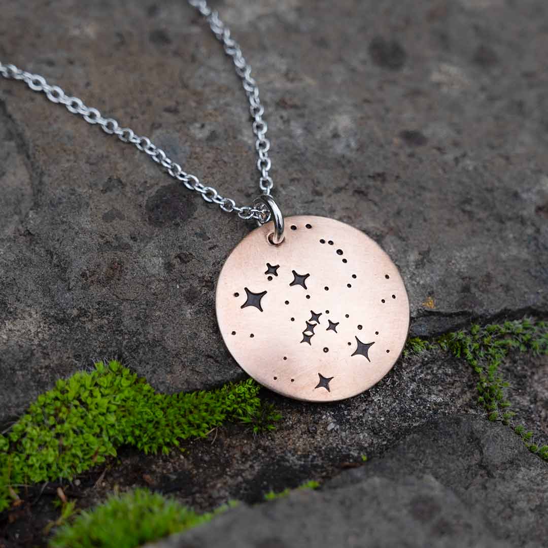 Orion Constellation Necklace, Hand-stamped - Image 6