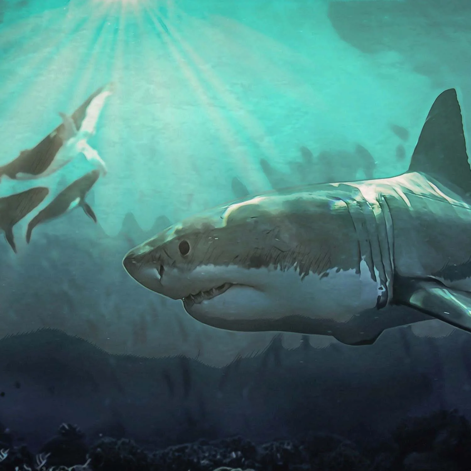 Otodus Fossil Tooth - First Megatooth Shark - Image 3