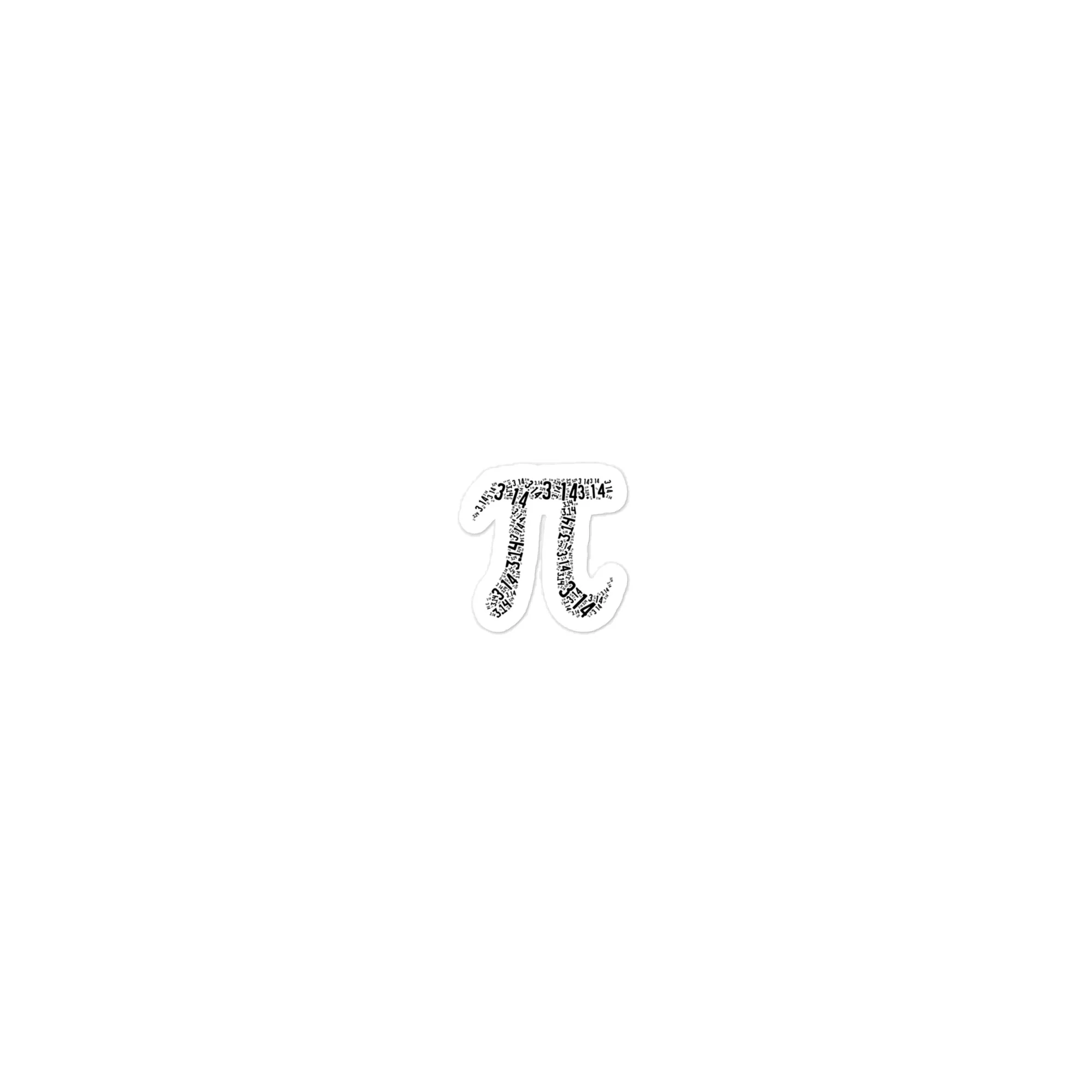 Pi Die-cut stickers