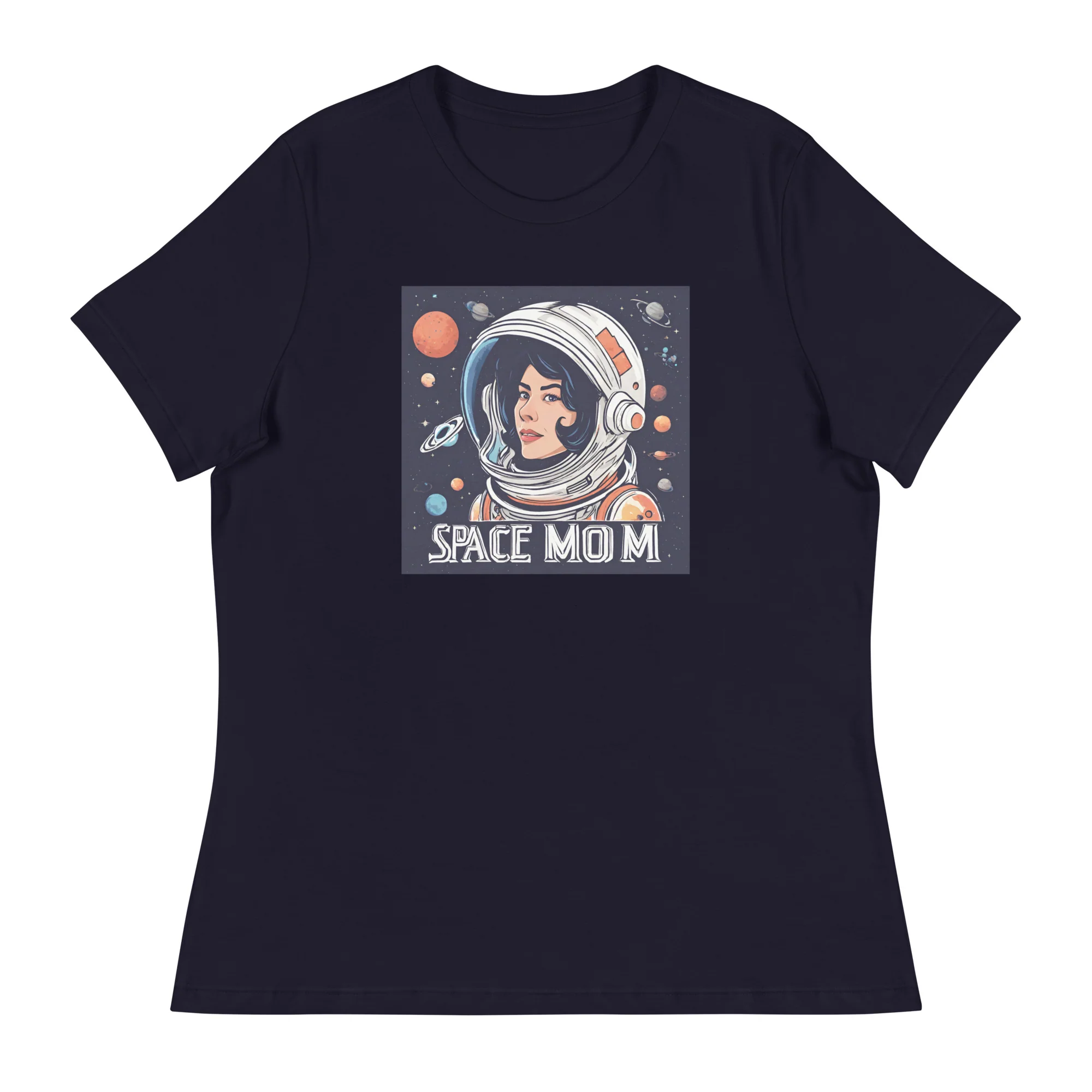 Planetary Space Mom Relaxed T-Shirt - Image 3