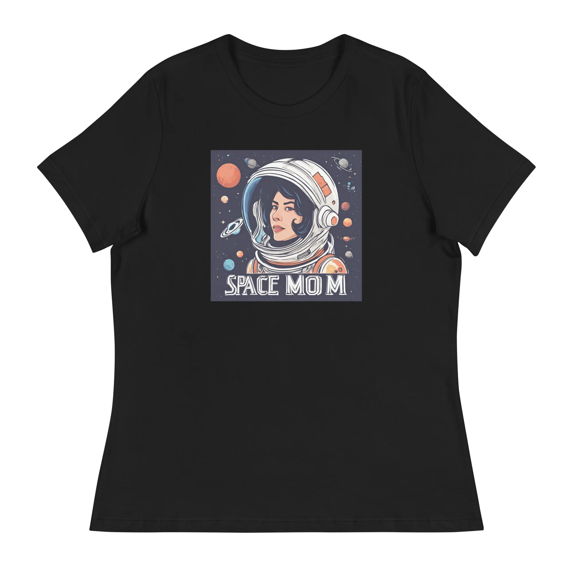 Planetary Space Mom Relaxed T-Shirt - Image 4