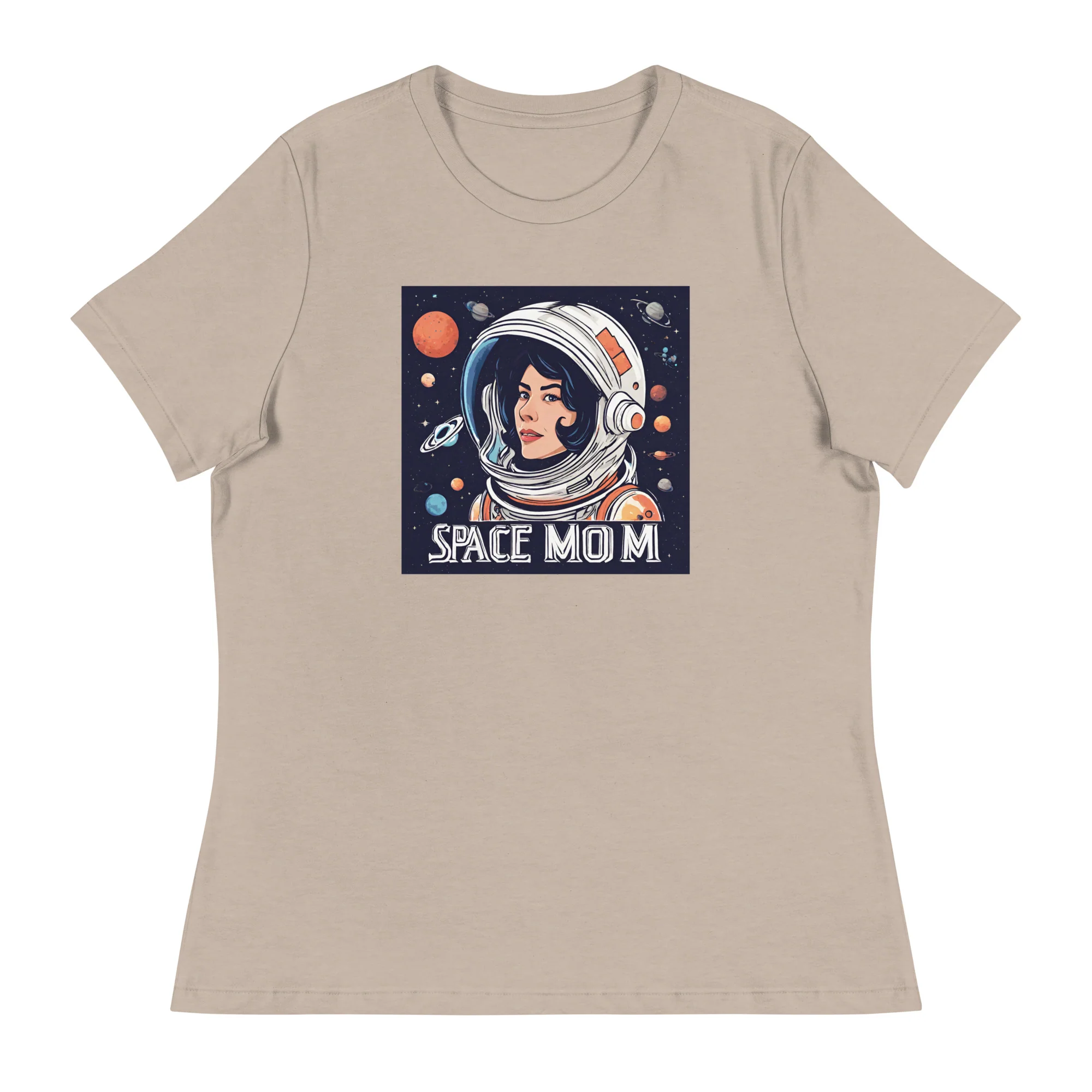 Planetary Space Mom Relaxed T-Shirt - Image 7