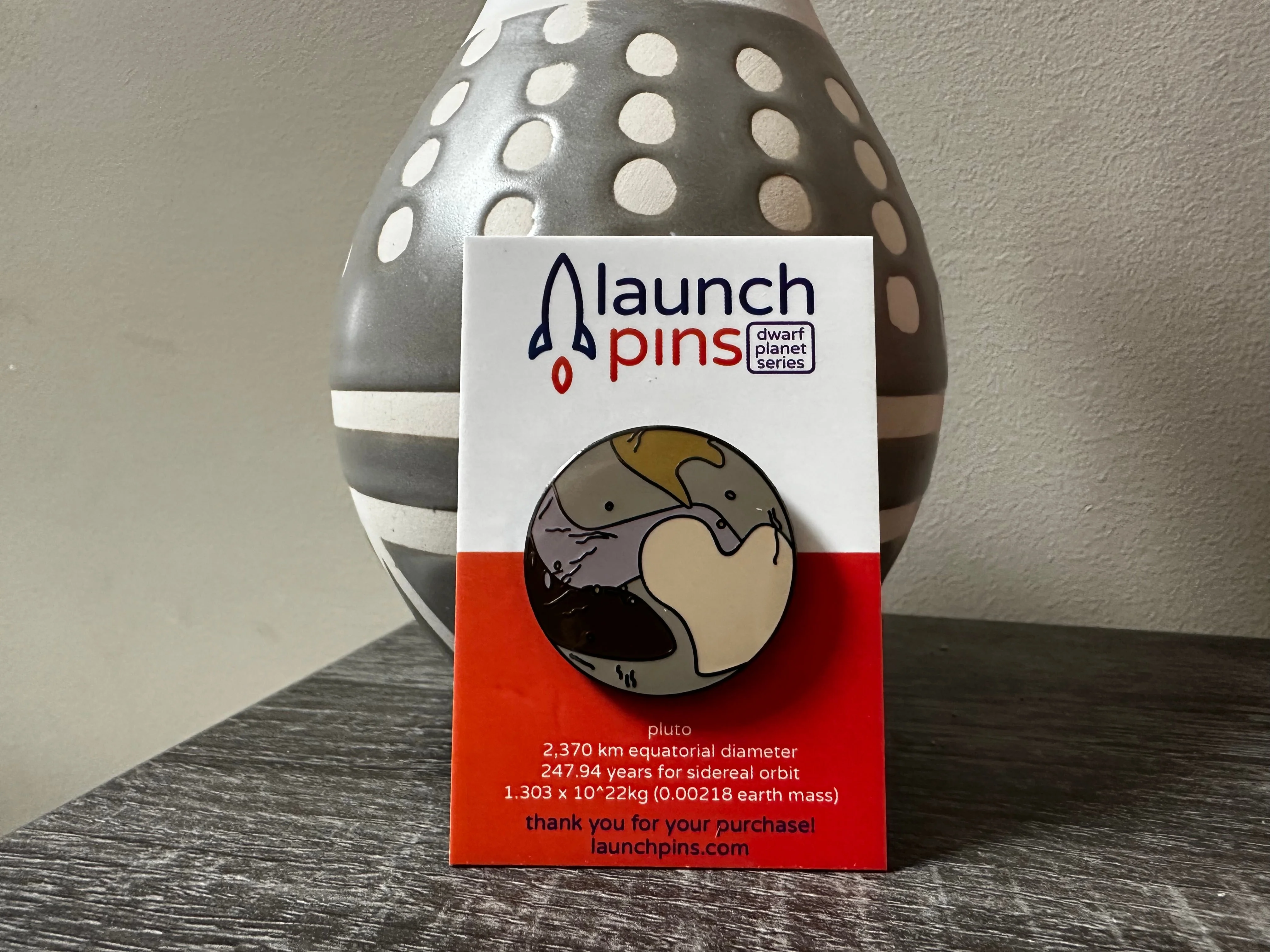 Pluto Hard Enamel Pin