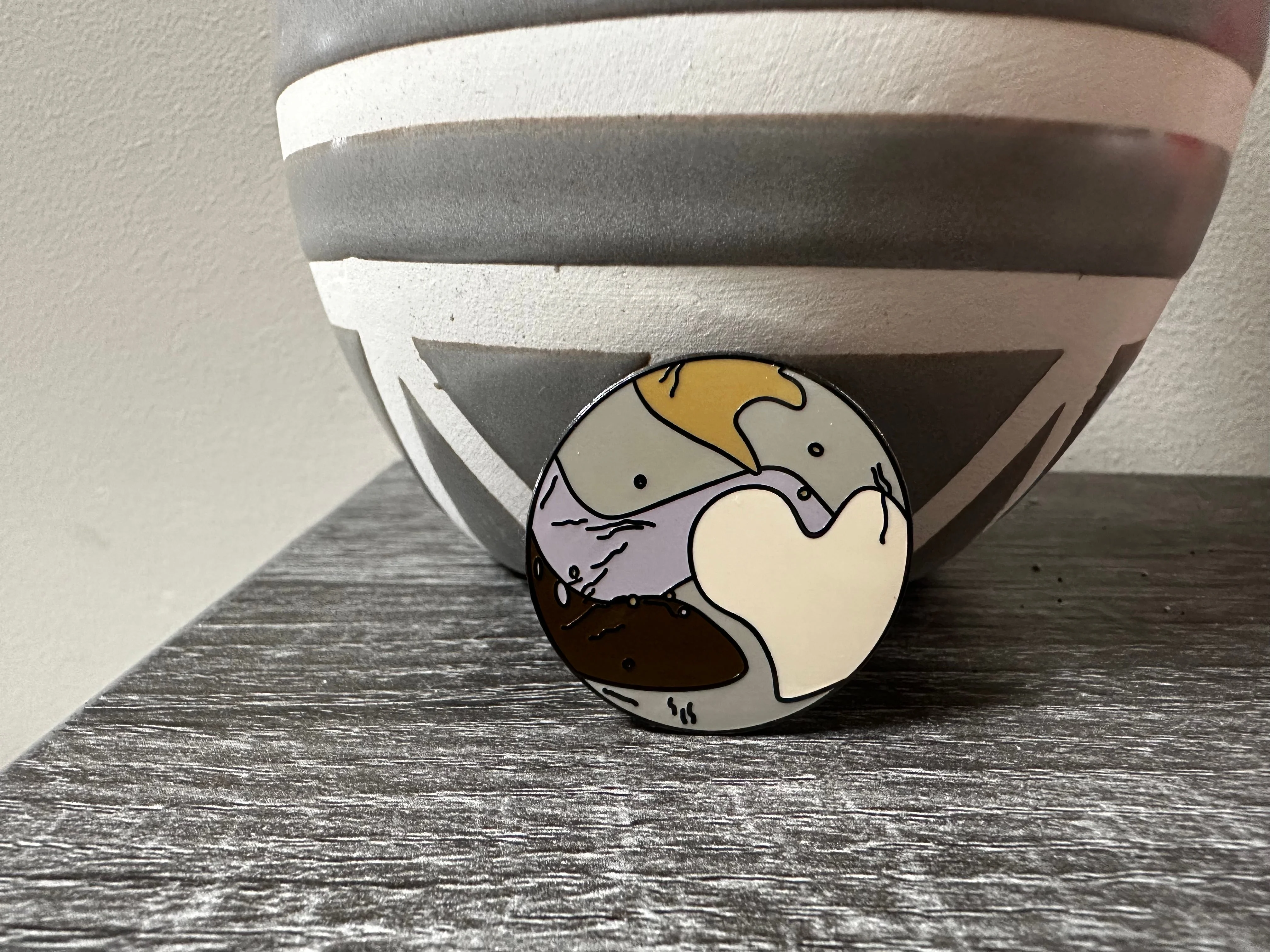 Pluto Hard Enamel Pin - Image 2
