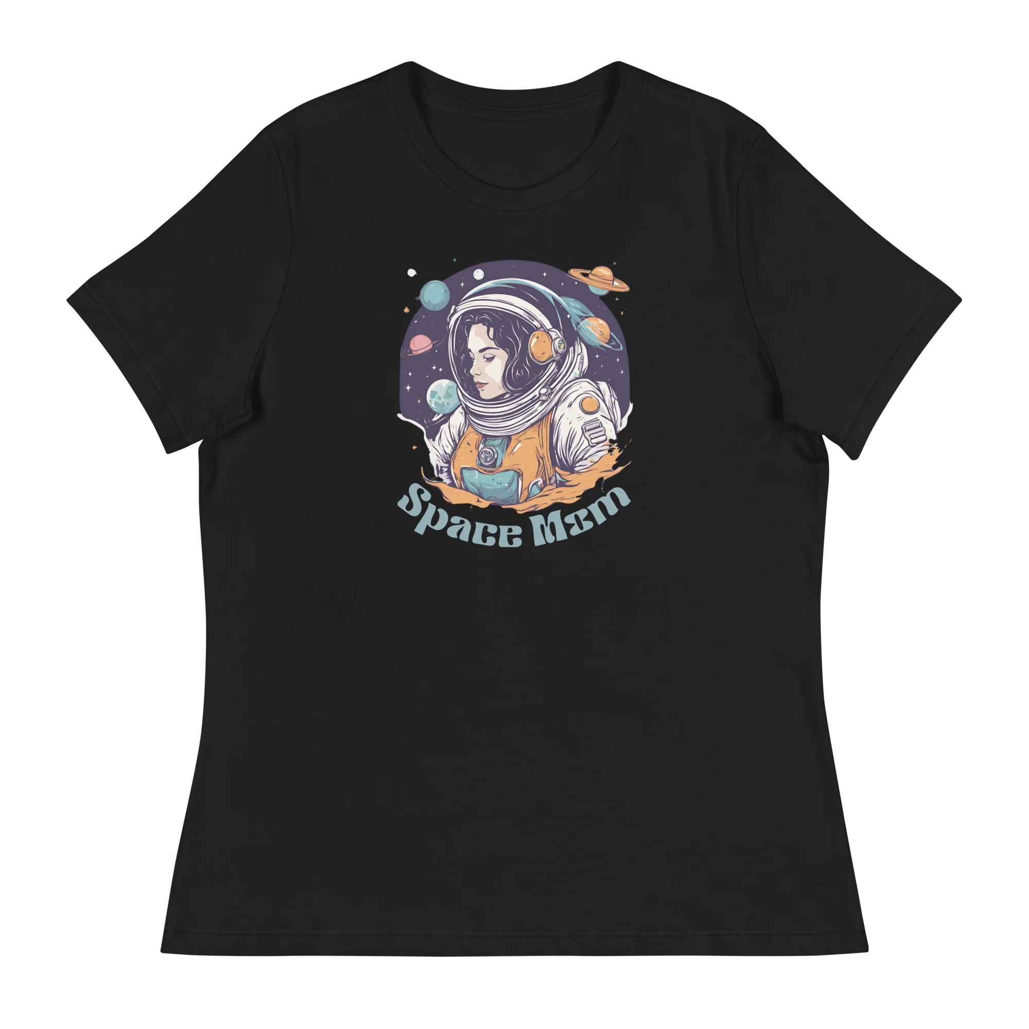 Retro Space Mom Relaxed T-Shirt - Image 3