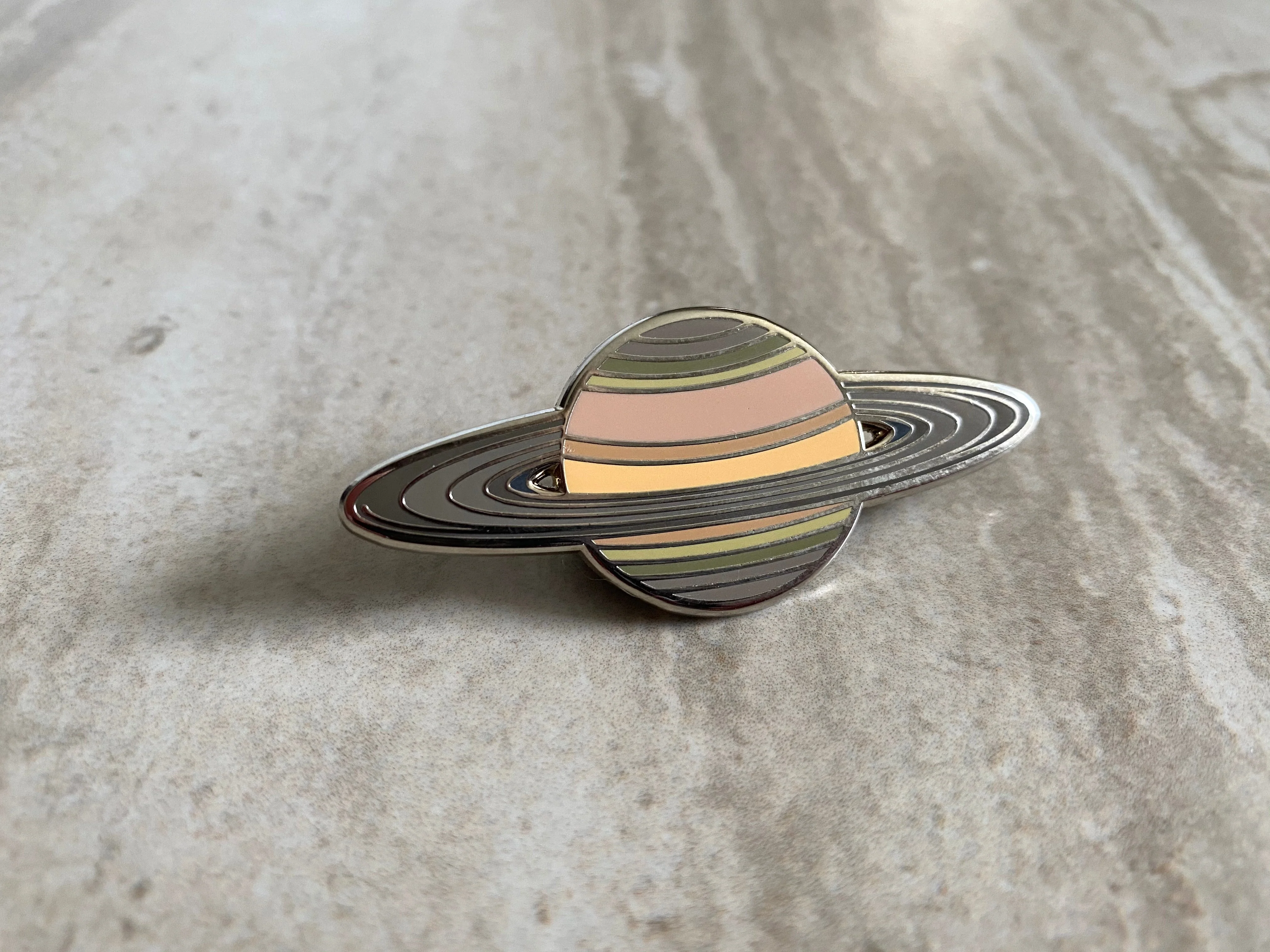 Saturn Hard Enamel Pin - Image 4