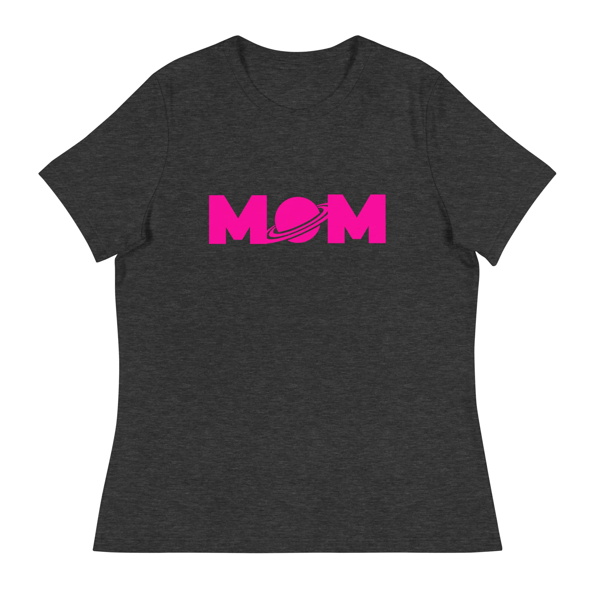 Saturn Space Mom Relaxed T-Shirt - Image 4