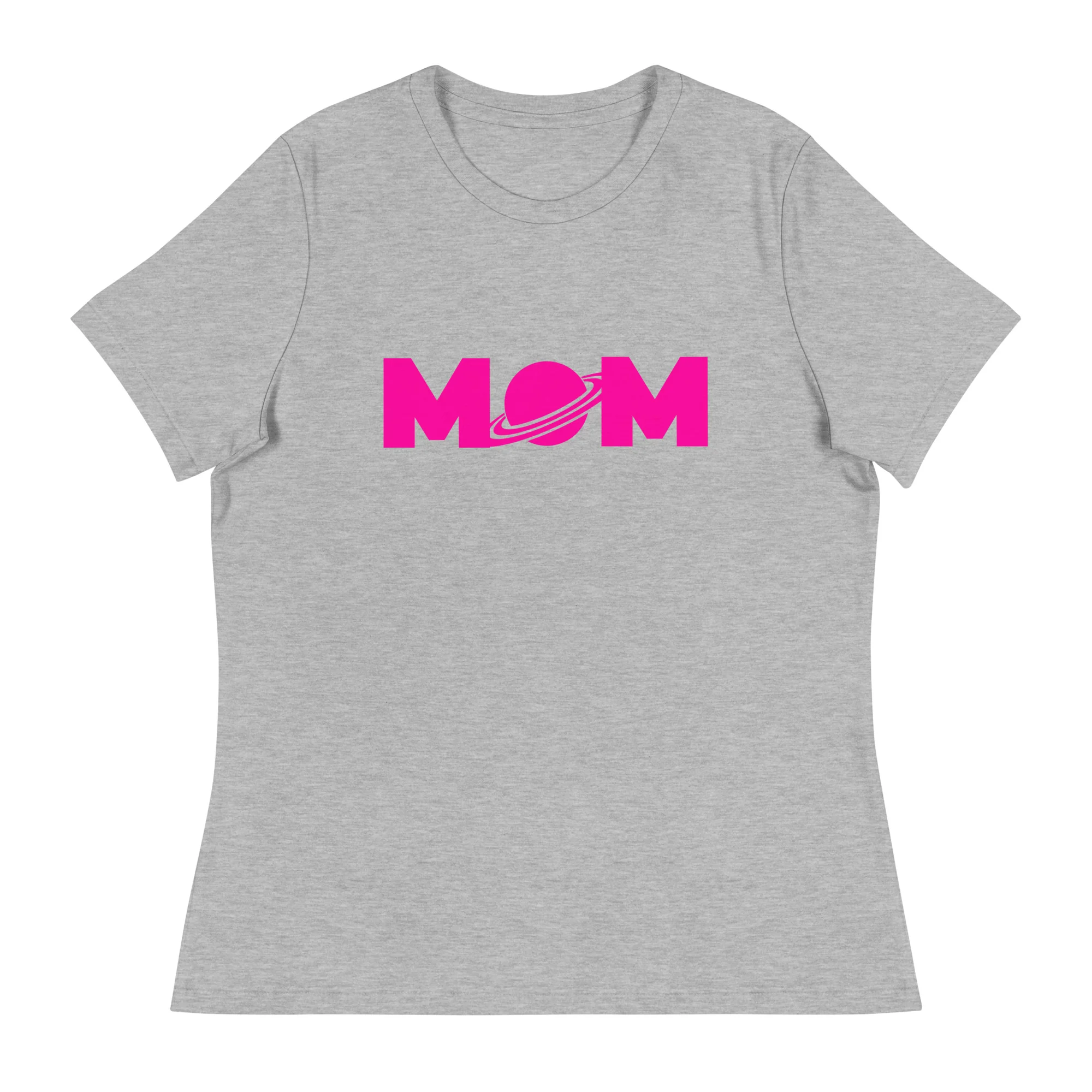 Saturn Space Mom Relaxed T-Shirt - Image 5