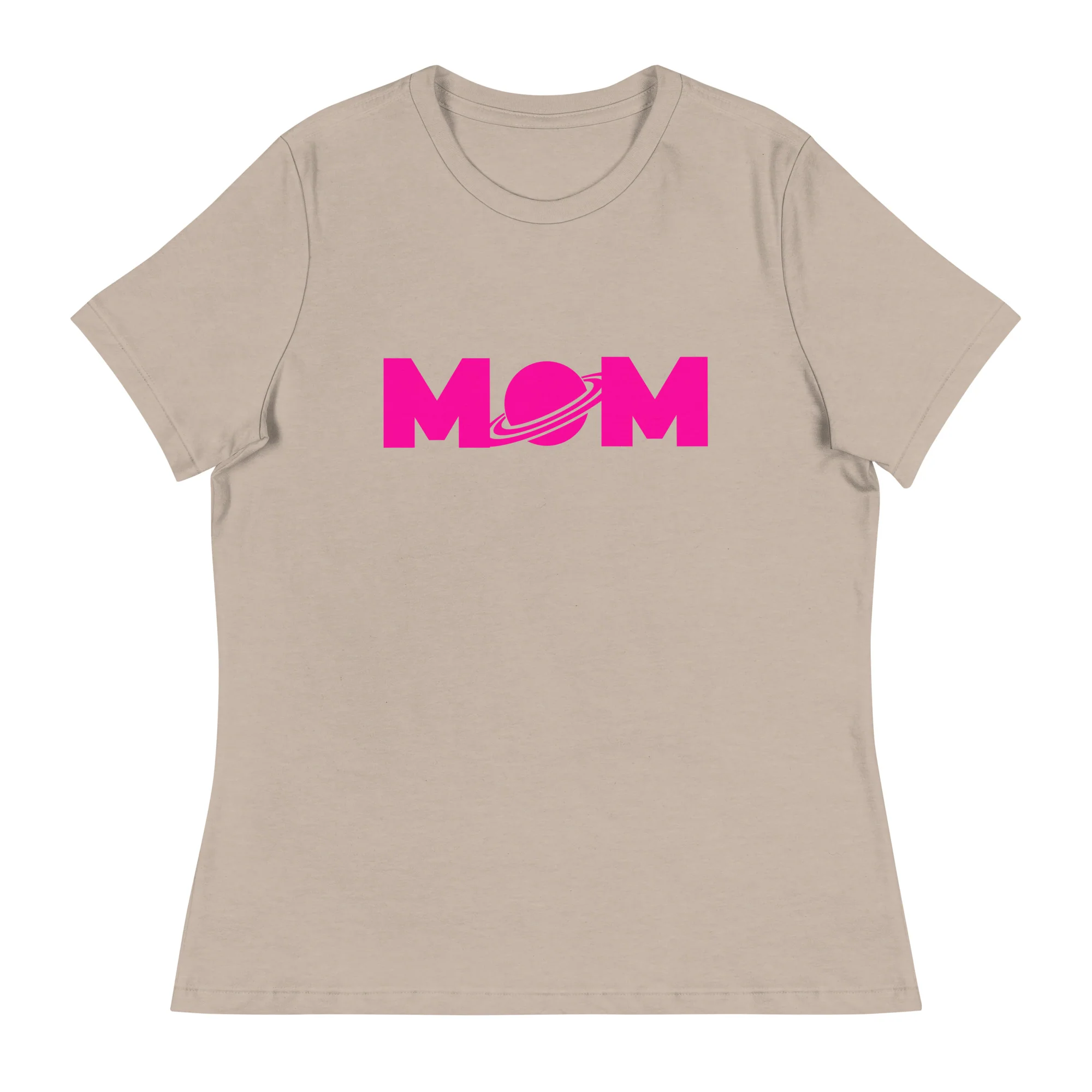 Saturn Space Mom Relaxed T-Shirt - Image 6