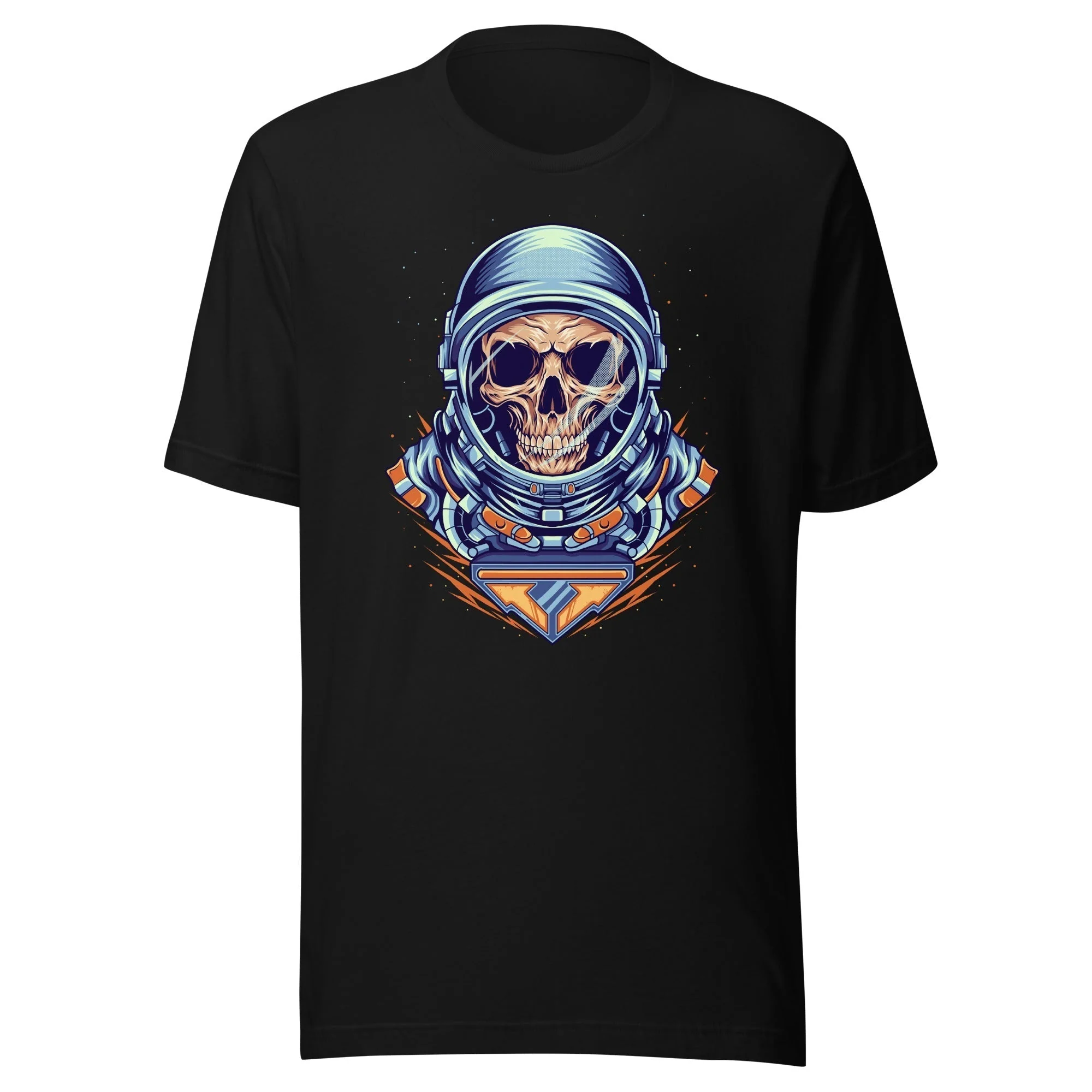 Alien Skull Art in Space Unisex T-shirt