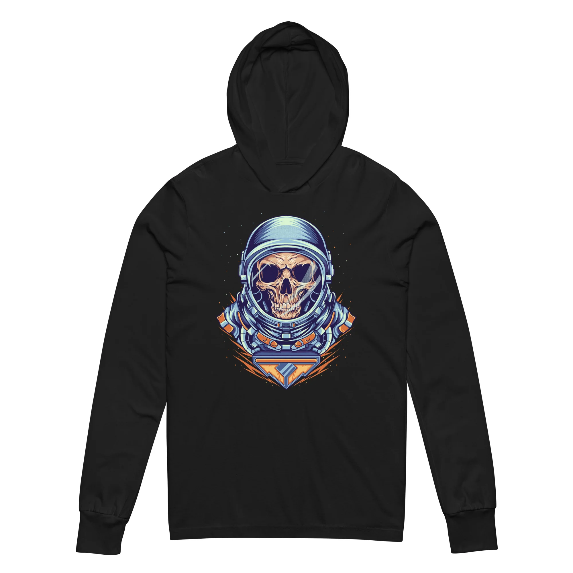 Alien Skull Art in Space Unisex Hoodie