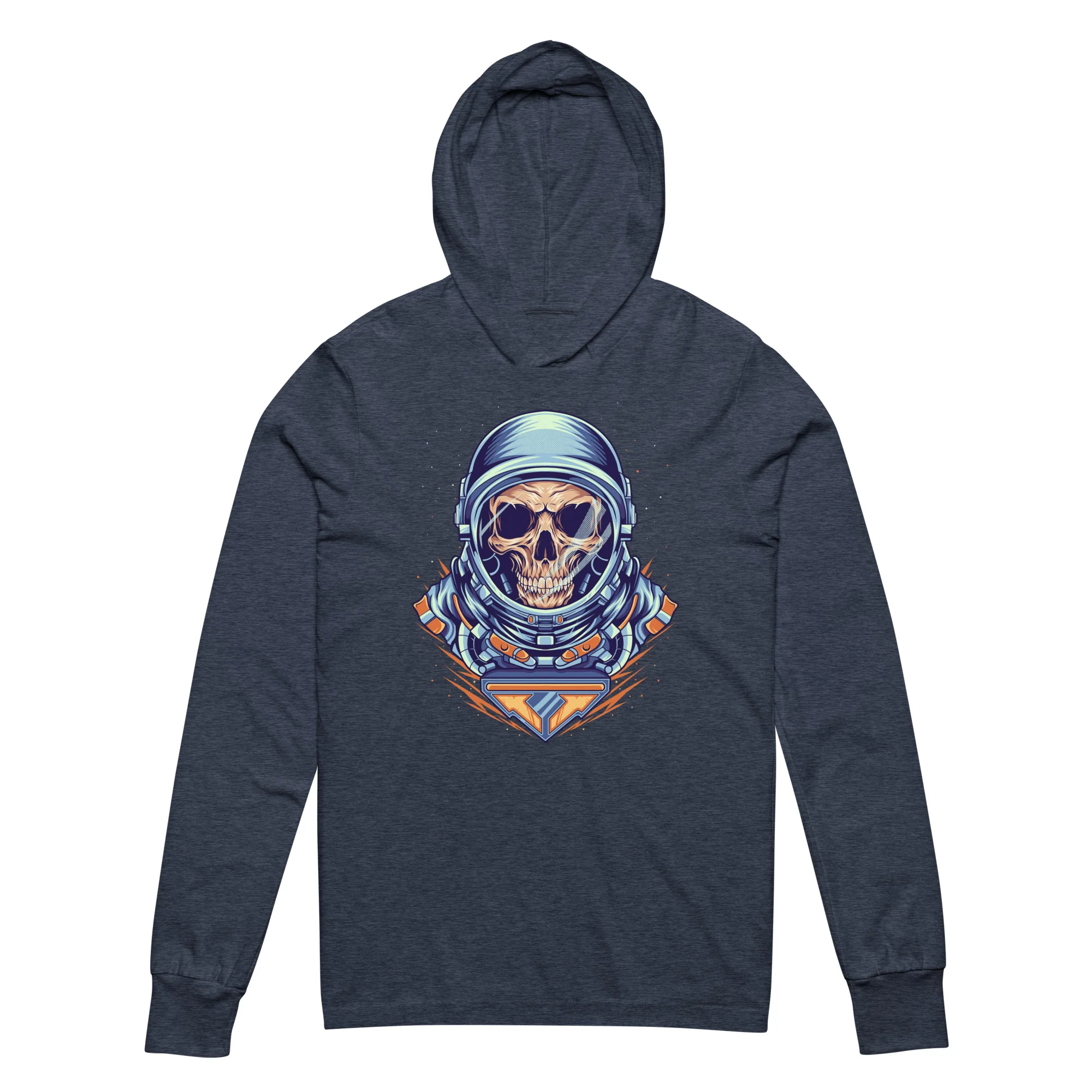 Alien Skull Art in Space Unisex Hoodie - Image 3