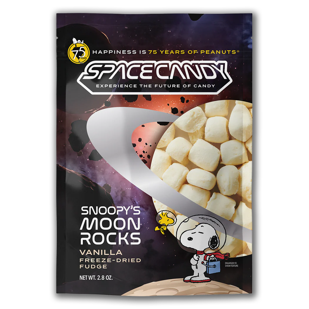 Snoopy’s Vanilla Moon Rocks – Freeze-Dried Fudge