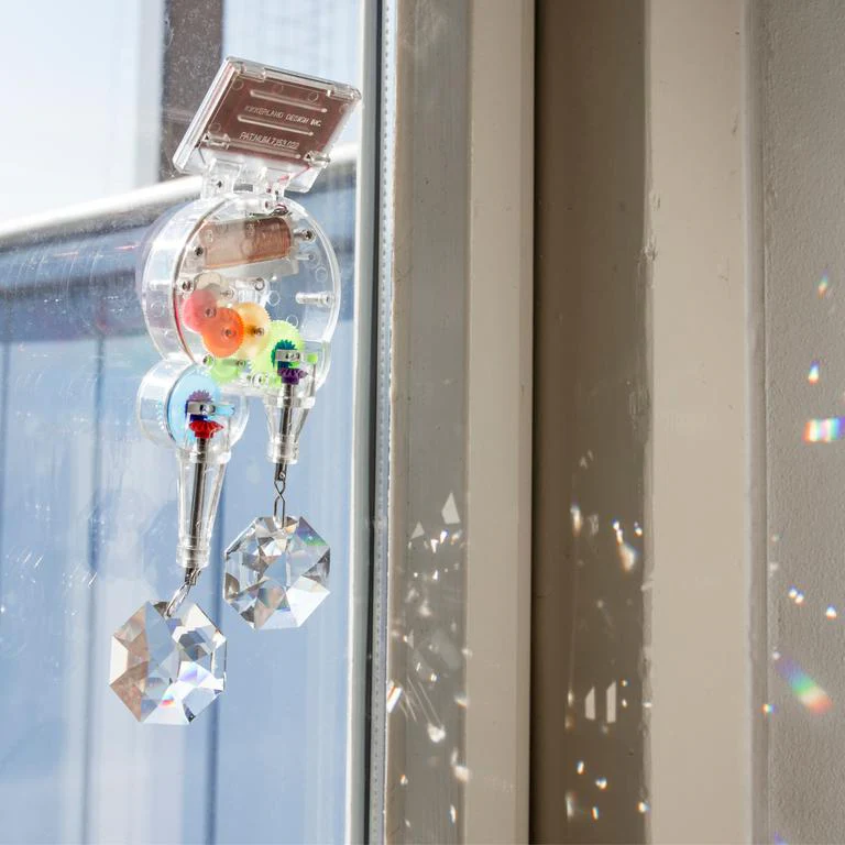 Solar Powered RainbowMaker - Double Crystals - Image 3