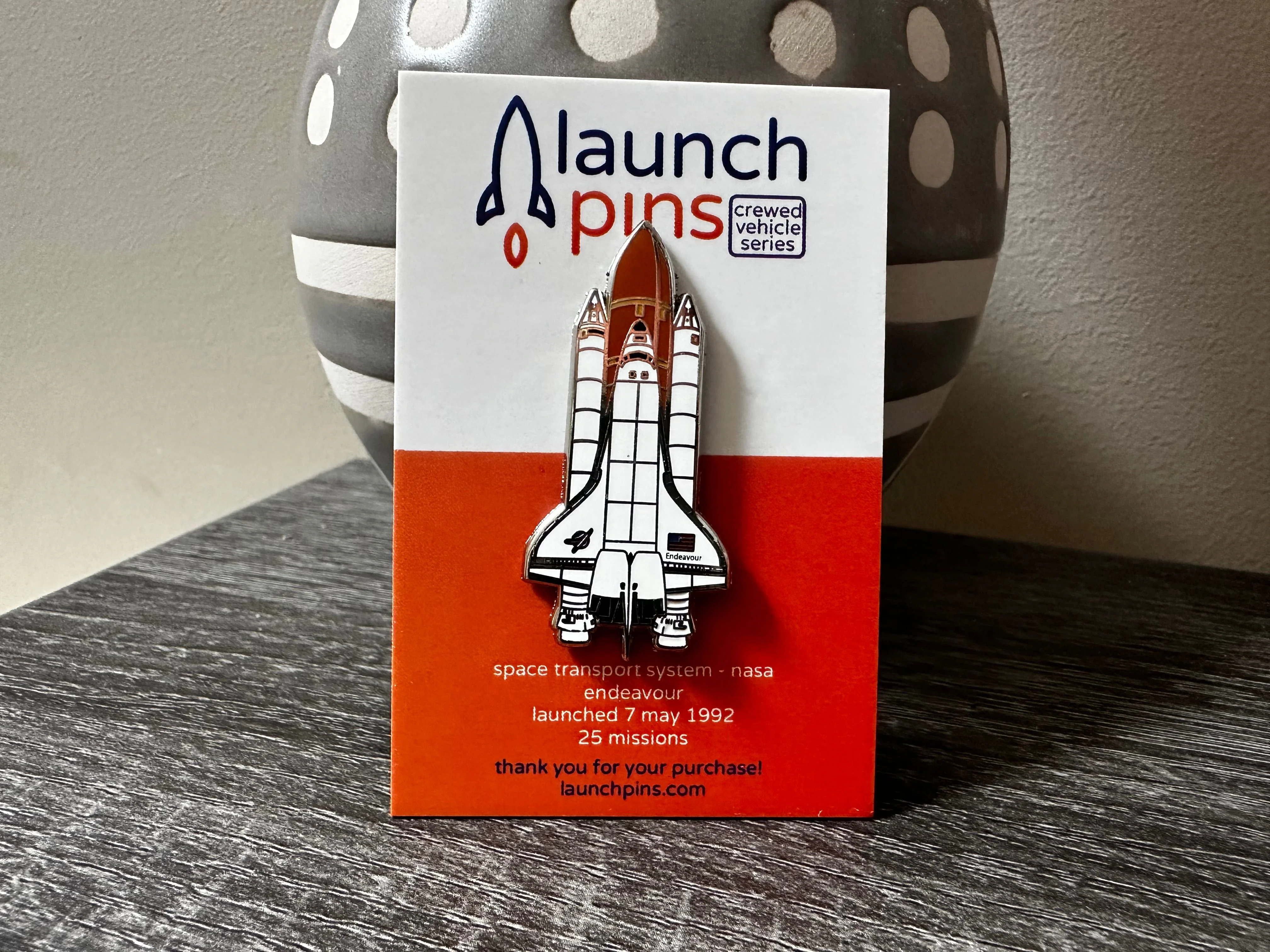 Space Shuttle Endeavour Pin - Image 2