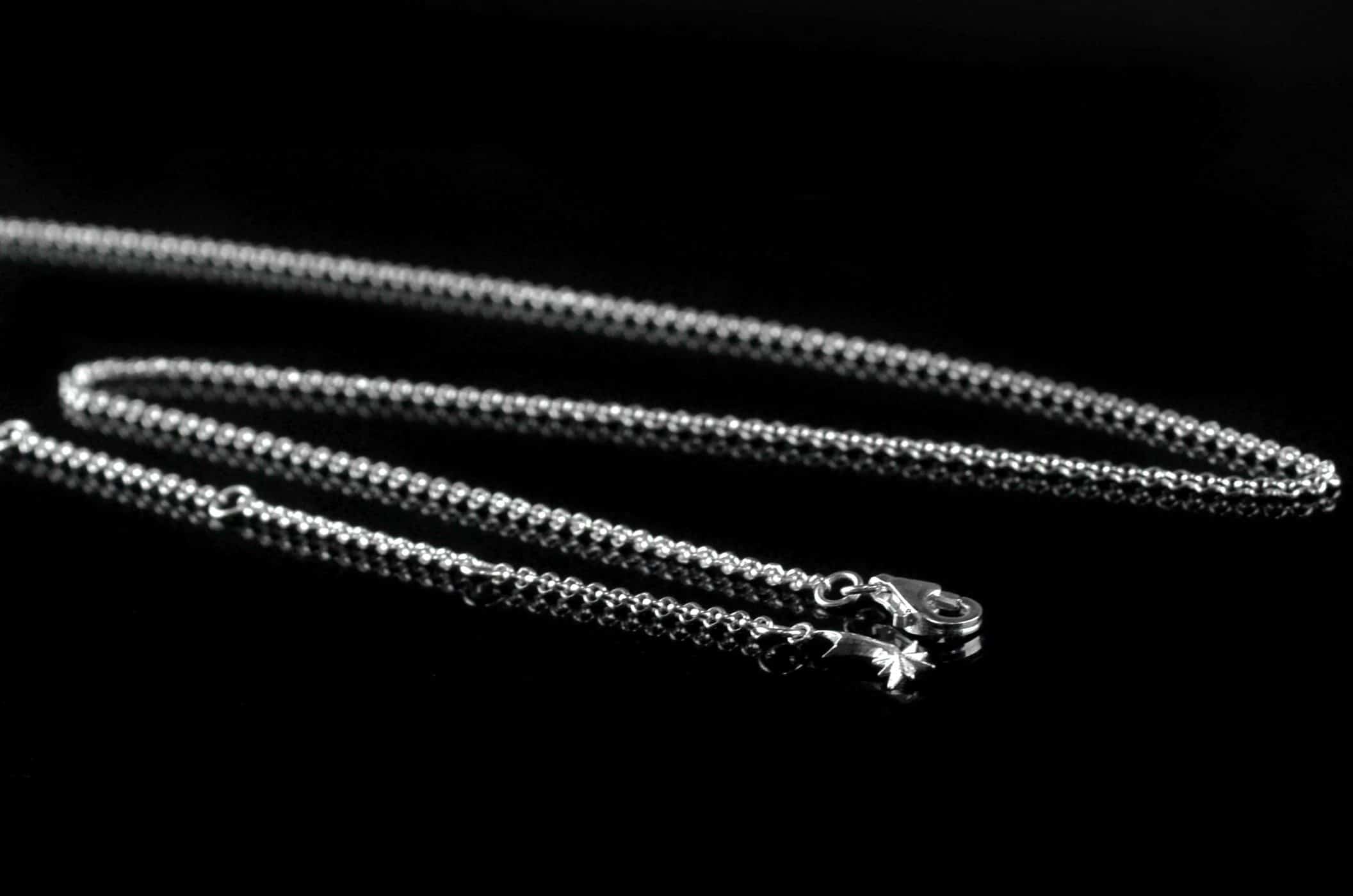 Starborn 22" Adjustable Sterling Silver Chain with Shooting Star Charm - Image 3