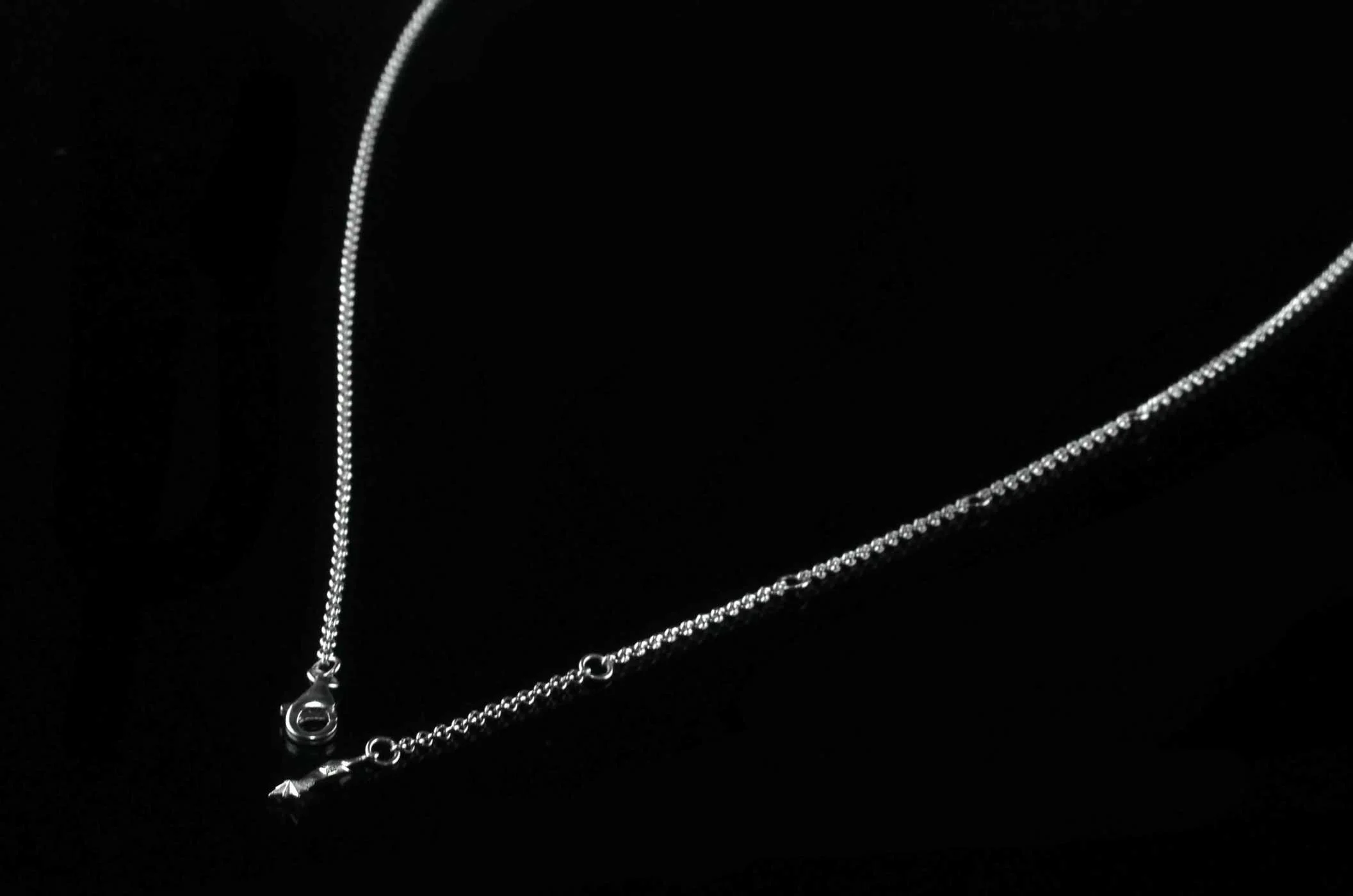 Starborn 22" Adjustable Sterling Silver Chain with Shooting Star Charm - Image 4