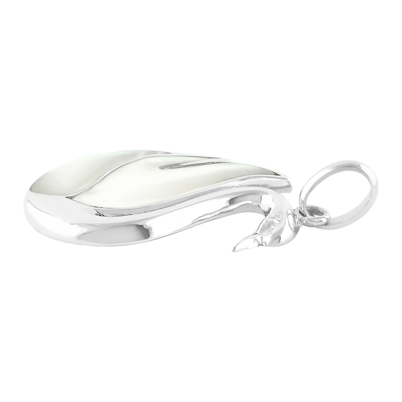 Starborn Mother of Pearl Swan Pendant in Sterling Silver - Image 3