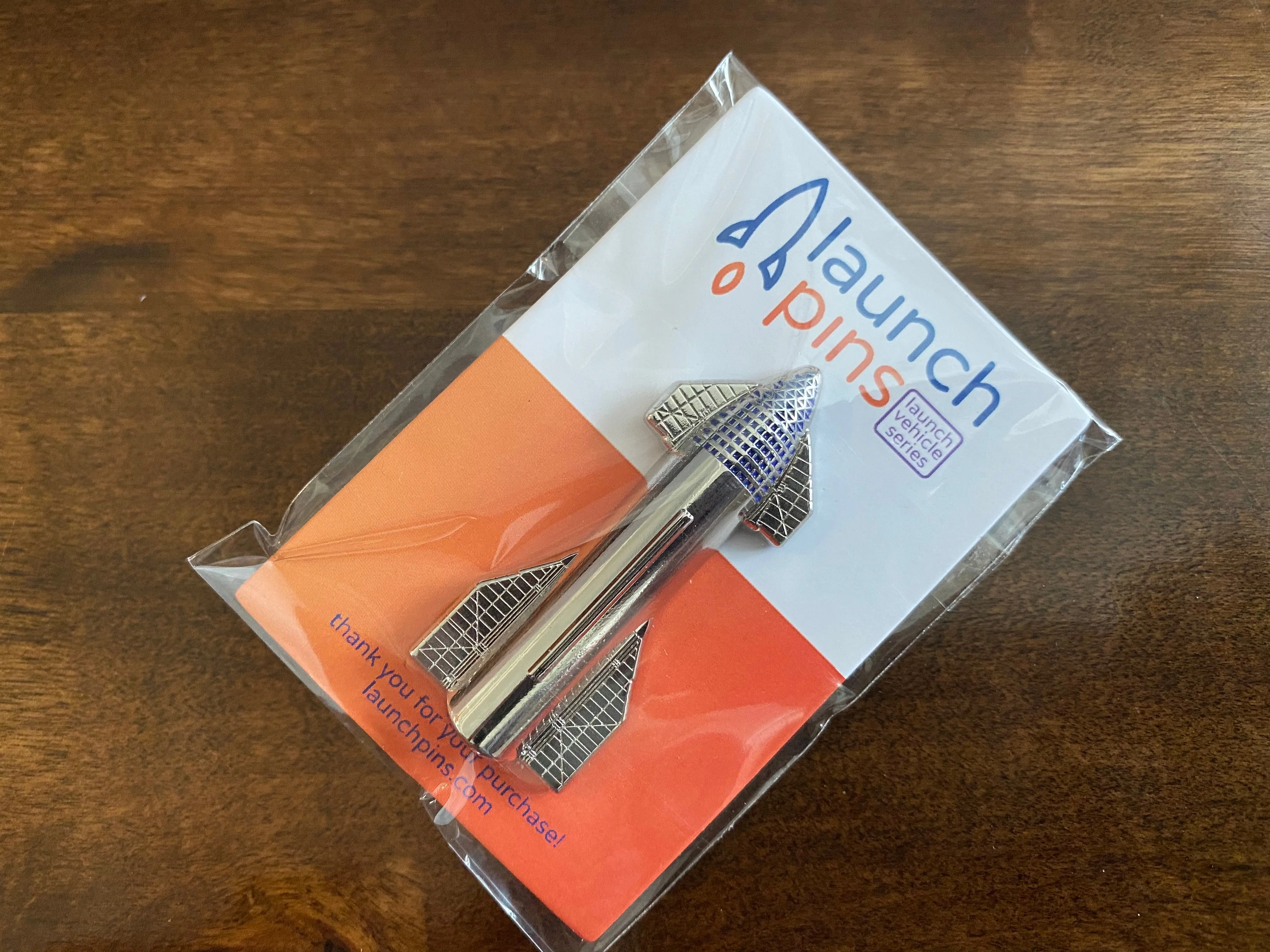 Starship 3D Enamel Pin - Image 4