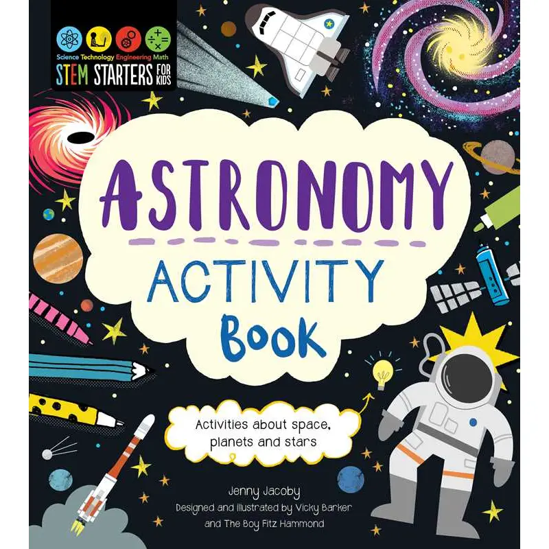 Stem Starters For Kids Astronomy Activity Book By Jenny Jacoby