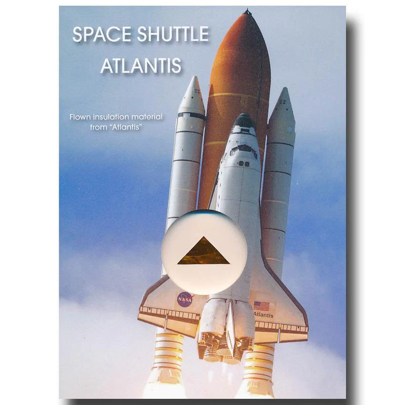 Space Shuttle Atlantis Flown-in-Space Insulation Blanket