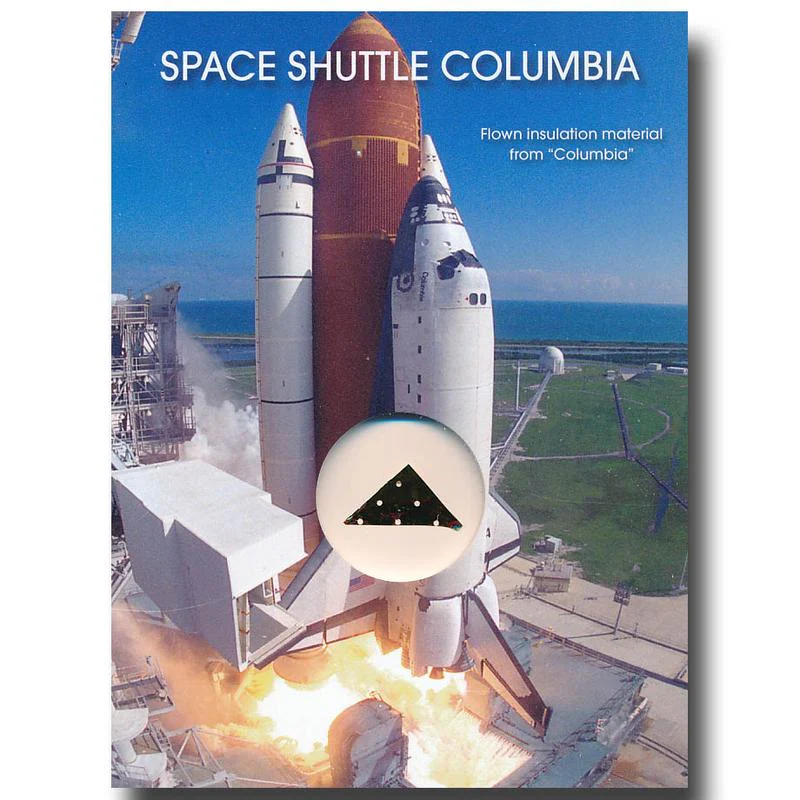 Space Shuttle Columbia Flown-in-Space Insulation Blanket