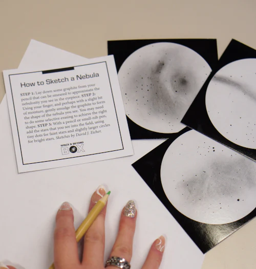 Nebula Telescopic Sketches - Set of 10 Cards
